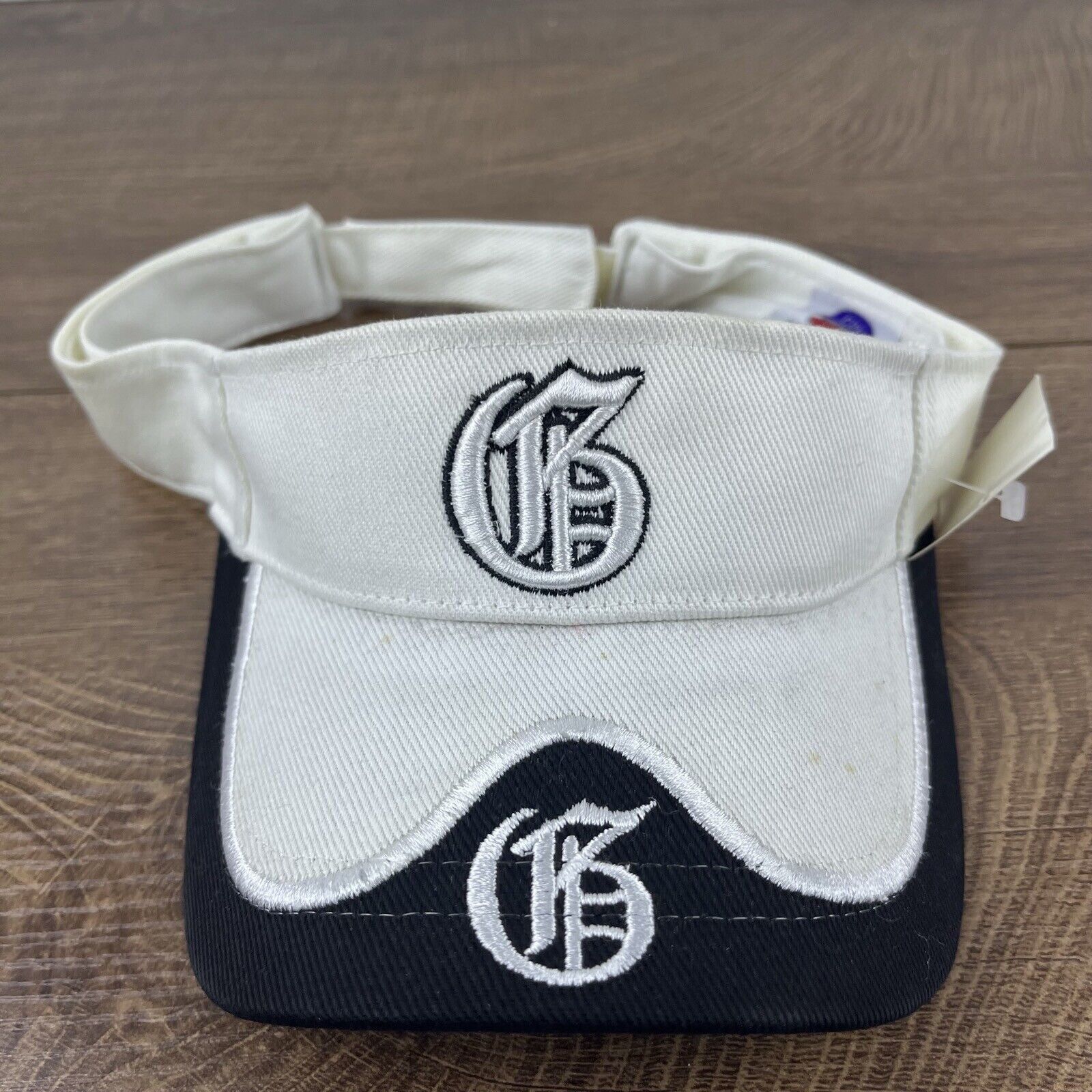 Other Cincinnati Visor Hat White Cap Hat Cincy Adjustable Hat Whit Size ONE SIZE - 4 Thumbnail