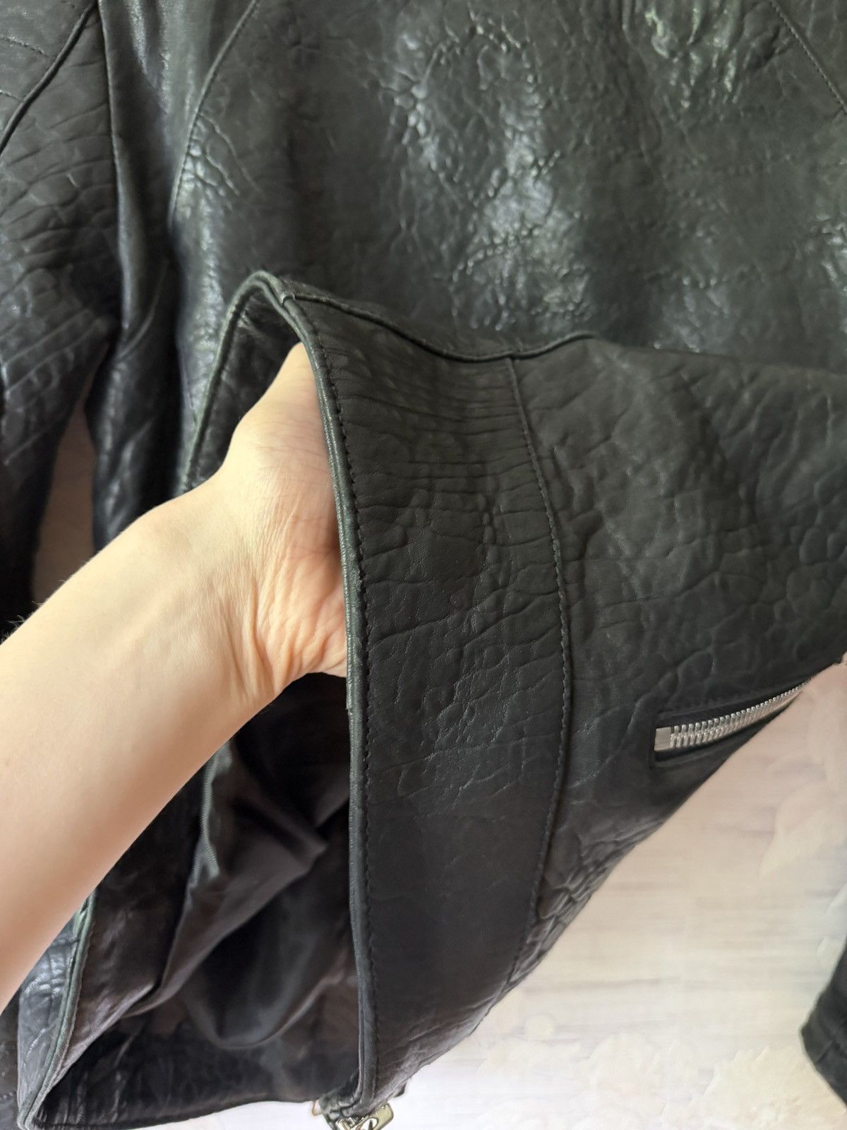 Balmain × H&M Balmain x H&M AW15 Double-Zipper Biker Leather Jacket Size US S / EU 44-46 / 1 - 12 Thumbnail