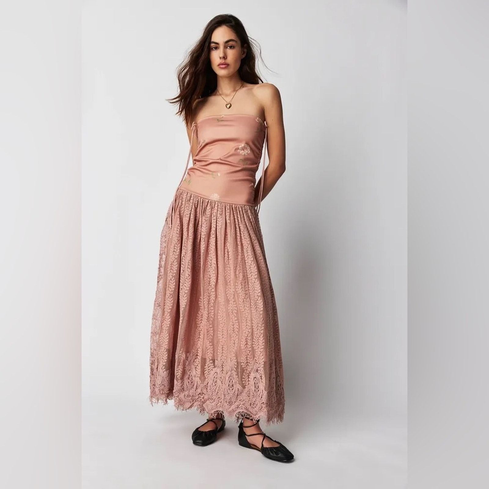 Free People NWT free people Rosie plains convertible maxi. $198 retail! Size XS / US 0-2 / IT 36-38 - 2 Thumbnail