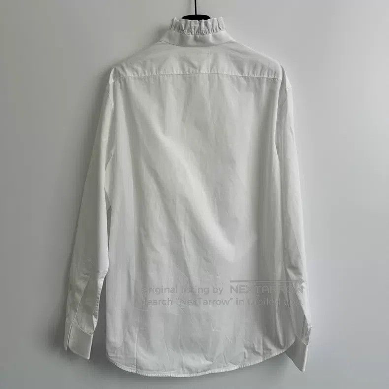 Celine CELINE size 39 French Collar White Poplin Shirt Size US M / EU 48-50 / 2 - 3 Thumbnail