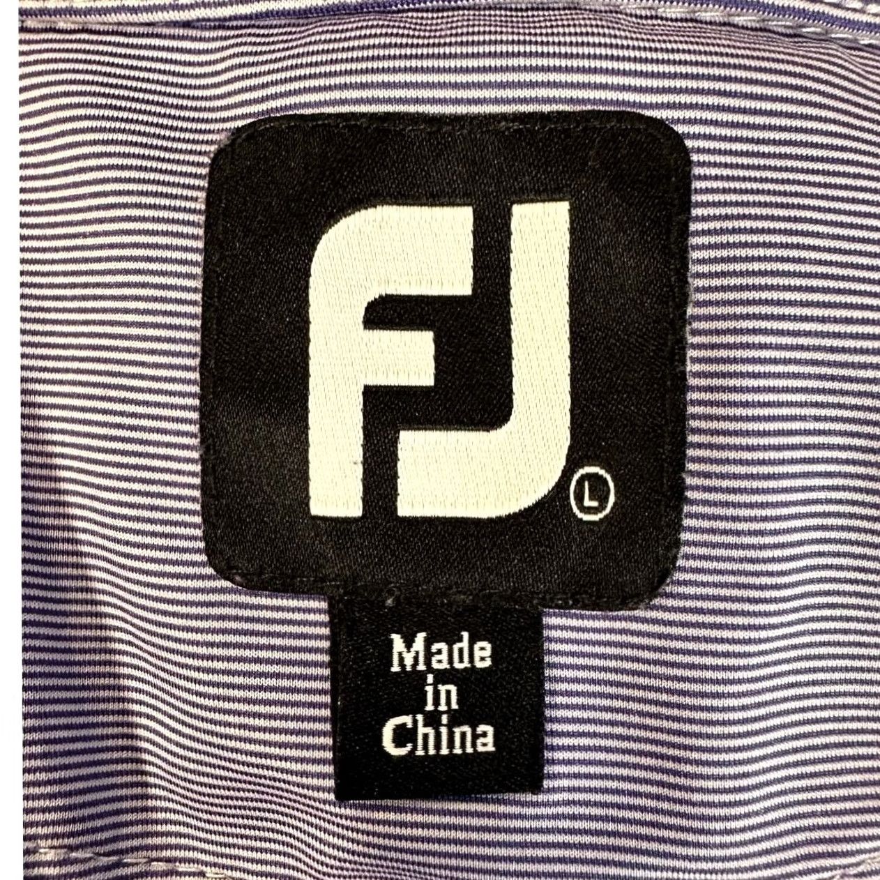 Footjoy FootJoy FJ Polo Shirt - Large Purple Stripes Rugby Golf Size US L / EU 52-54 / 3 - 4 Thumbnail