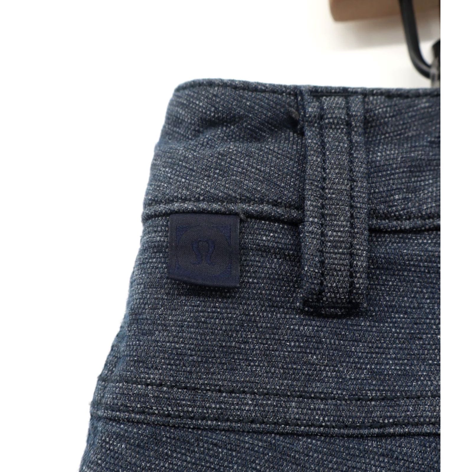 Lululemon Lululemon Men ABC Pant Classic Tech Canvas 34" Inseam Heathered Deep Navy Sz 34 Size US 34 / EU 50 - 4 Thumbnail