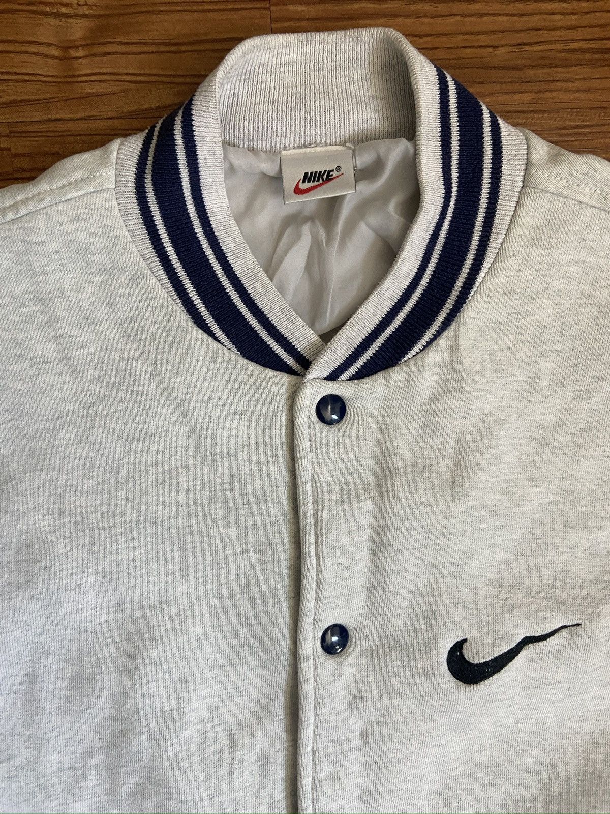 Vintage Vintage Nike Varsity Bomber Jacket Size US L / EU 52-54 / 3 - 5 Thumbnail
