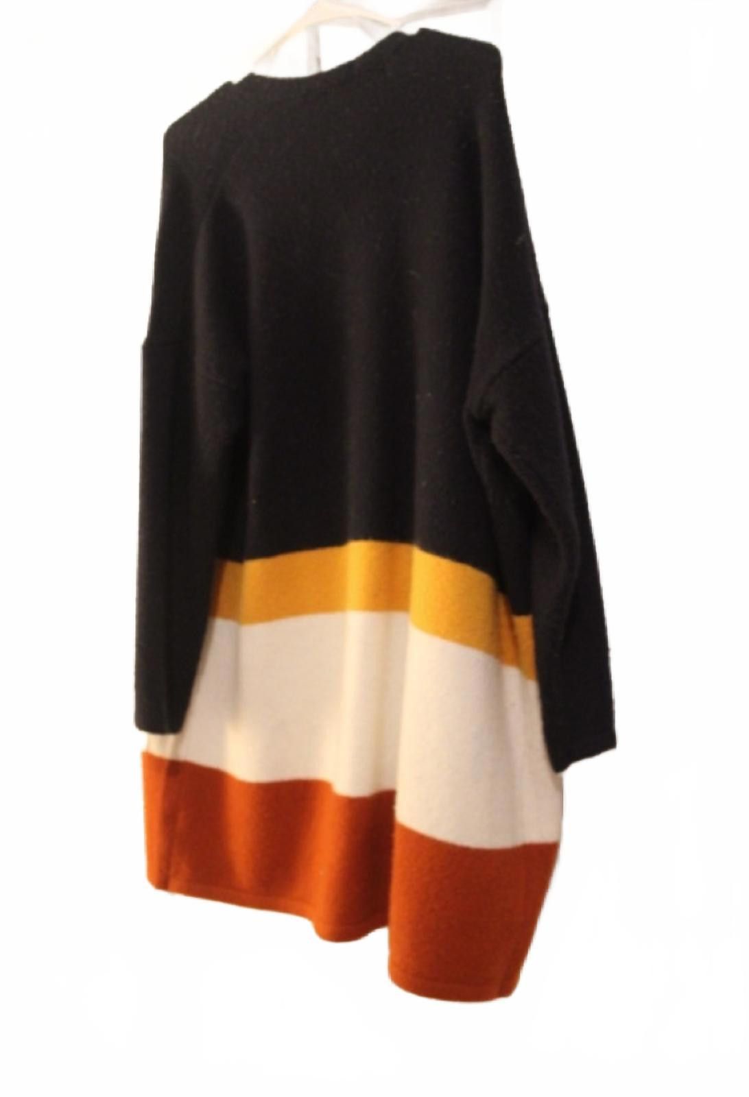 Forever 21 Forever 21 Colorblock Open Front Long Cardigan Sweater sz M Size M / US 6-8 / IT 42-44 - 2 Thumbnail