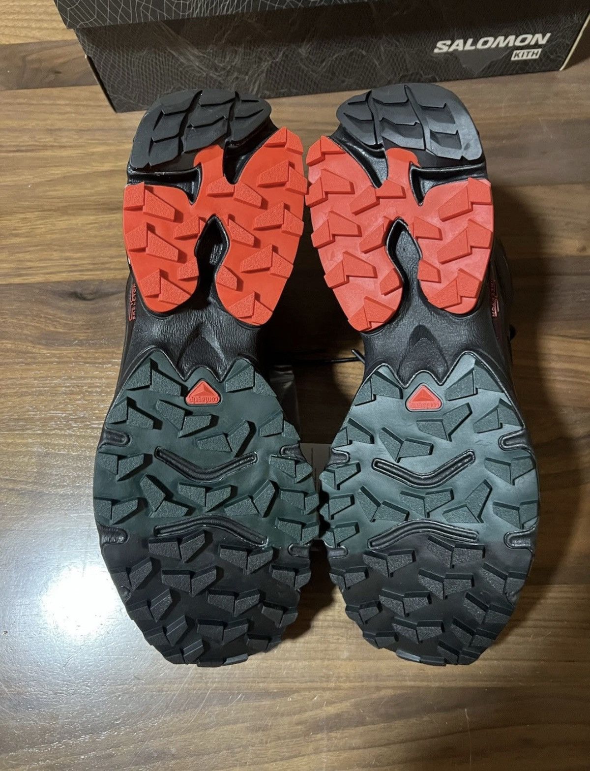 Kith × Salomon Kith for Salomon Kithmas XT-4K BLACK SCARAB FIERY RED Sz 11 Size US 11 / EU 44 - 6 Thumbnail