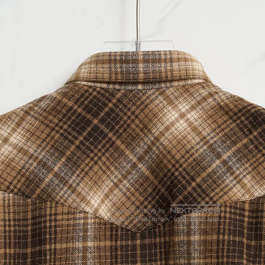 Saint Laurent Paris Saint Laurent Men's Plaid Long-Sleeve Shirt. Size US M / EU 48-50 / 2 - 6 Thumbnail