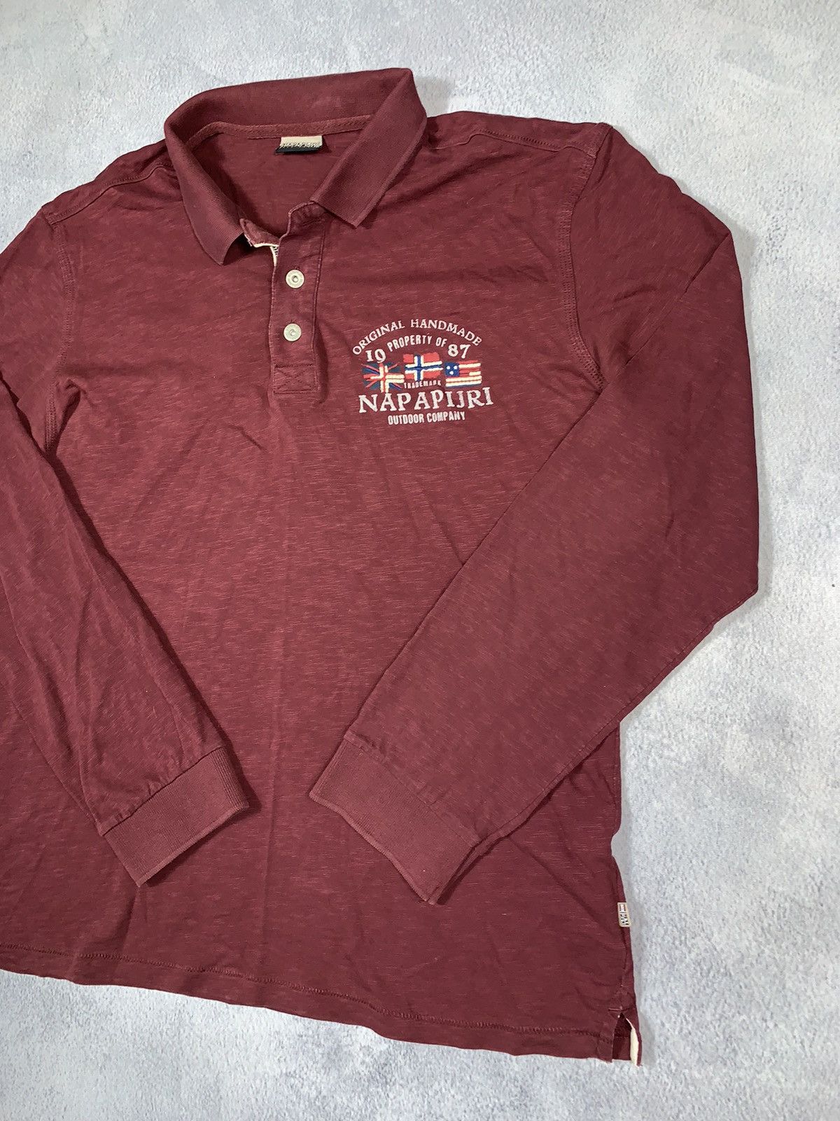 Napapijri × Vintage Vintage Y2K Napapiri 1/4 polo long sleeve streetwear size XL Size US XL / EU 56 / 4 - 3 Thumbnail
