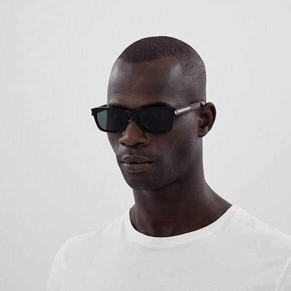 Saint Laurent Paris Saint Laurent SL662 002 Sunglasses Havana Rectangle Frame Size ONE SIZE - 2 Thumbnail