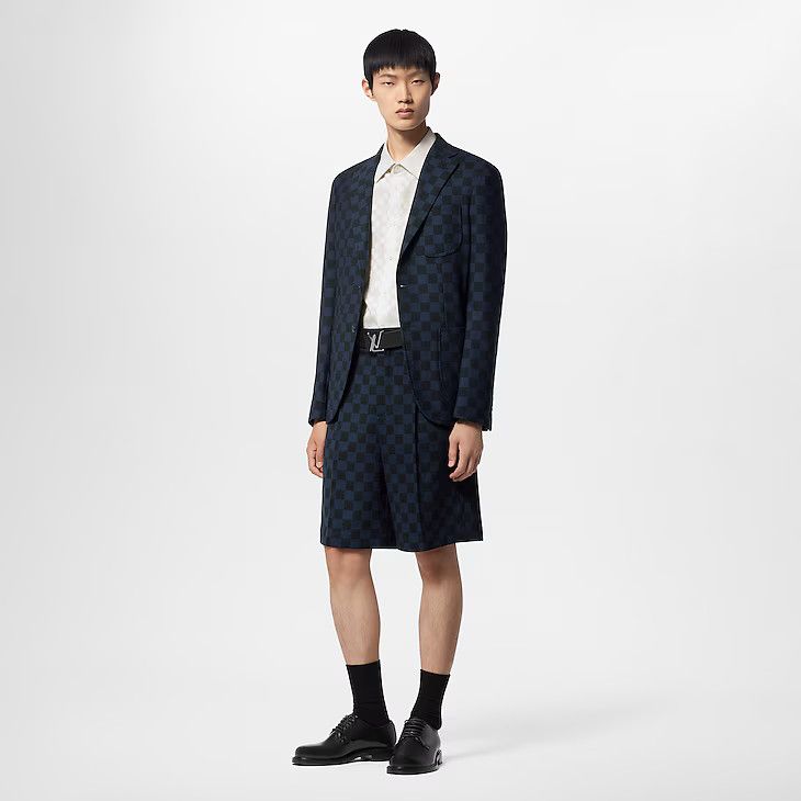 Louis Vuitton Wool Blend Napolitana Jacket - 48 S Size 48S - 3 Thumbnail
