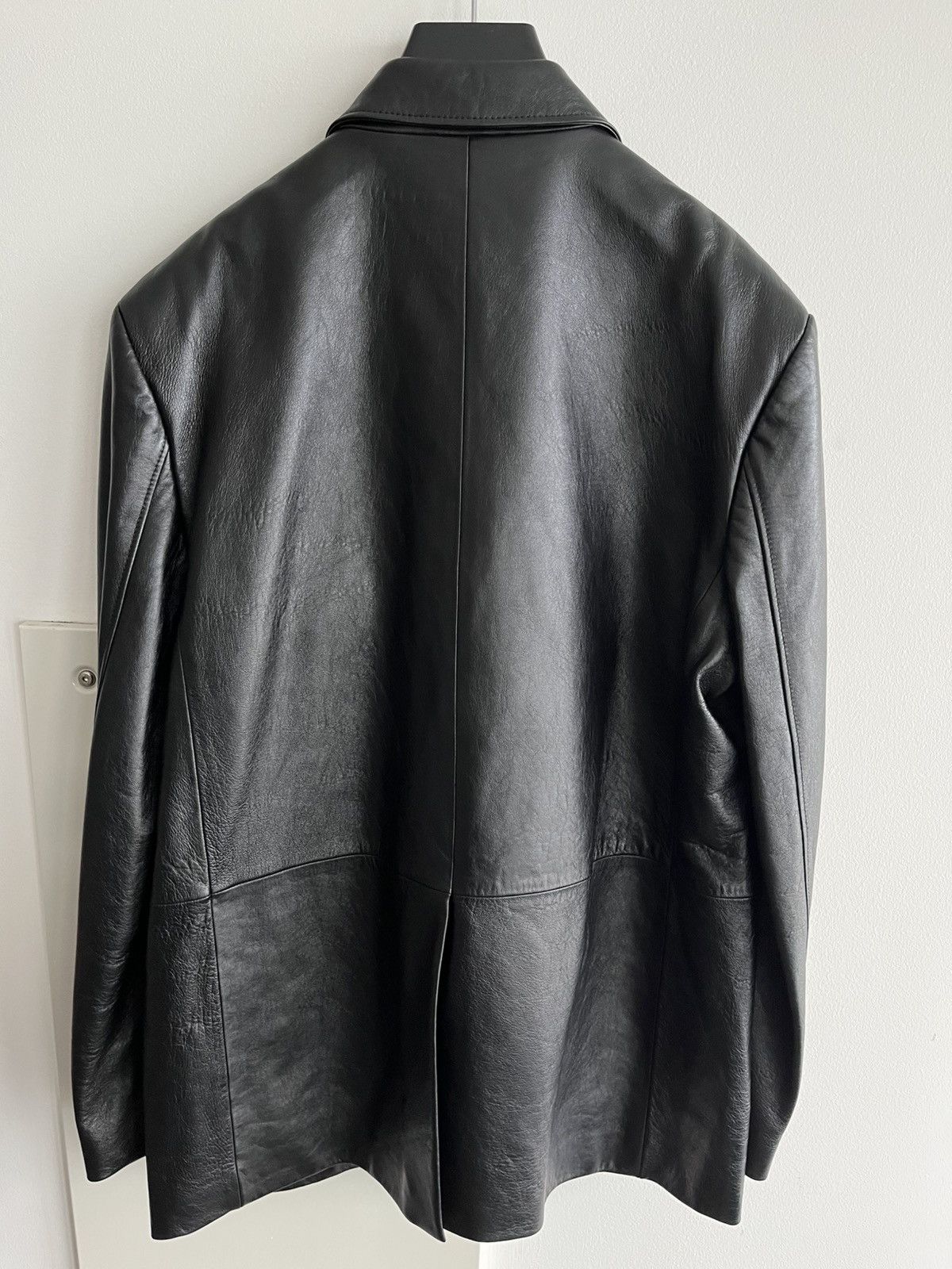 Celine × Hedi Slimane $6k Value Celine Paris Leather Blazer by Hedi Slimane Size 54R - 4 Thumbnail