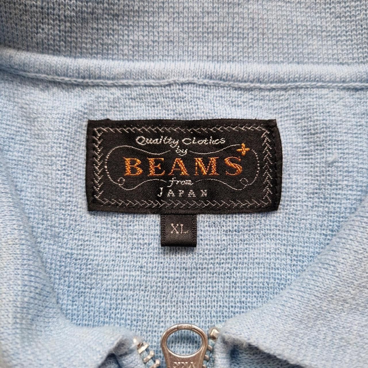 Beams Plus Mens beams+ japan polo zip up knit sweater top Size US XL / EU 56 / 4 - 5 Thumbnail