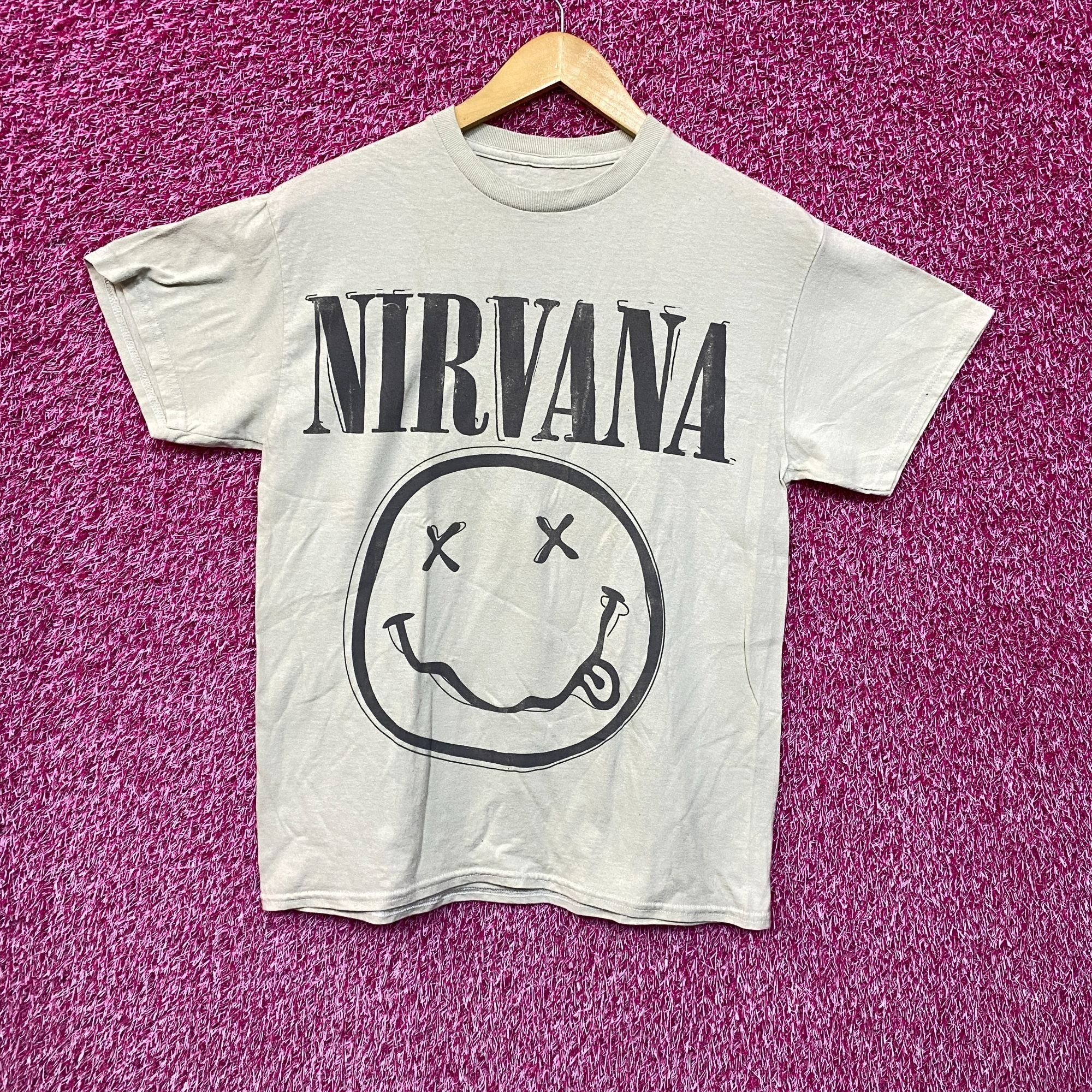 Band Tees × Nirvana Nirvana Smiley Face Promo Nevermind Grunge Tee S Size US S / EU 44-46 / 1 - 1 Thumbnail