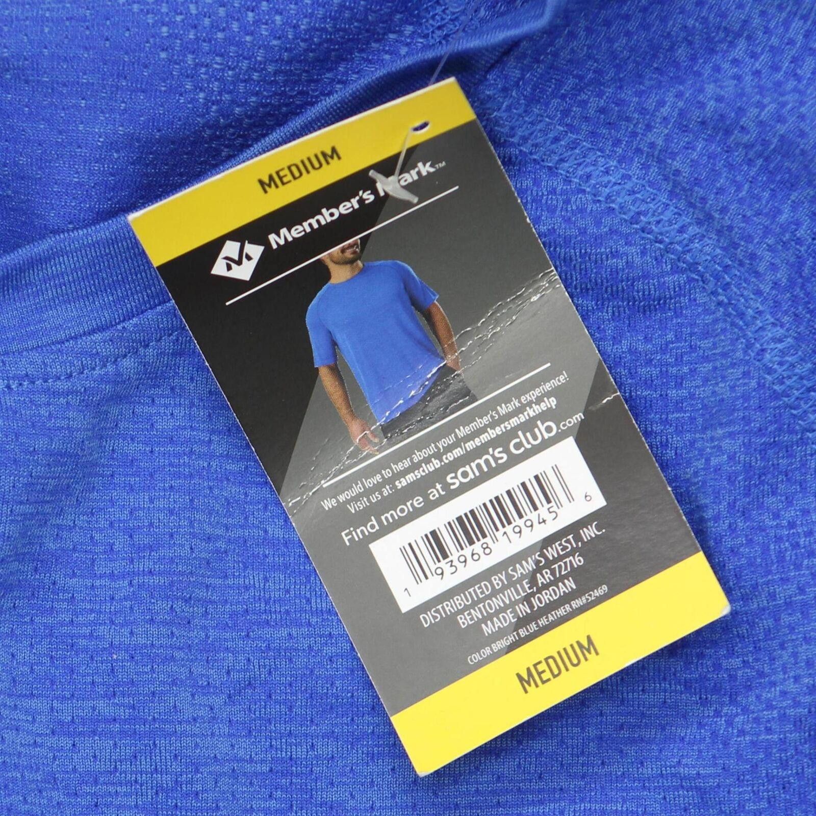 Other NWT Member's Mark Out Tee ALPSM11120 M Bright Blue Heather Size US M / EU 48-50 / 2 - 4 Thumbnail