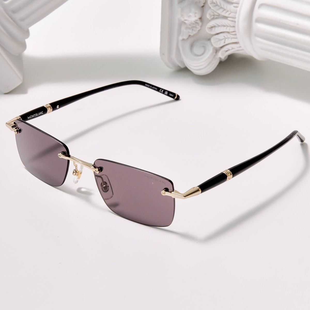 Montblanc MONTBLANC MB0344S 001 SUNGLASSES Size ONE SIZE - 2 Thumbnail