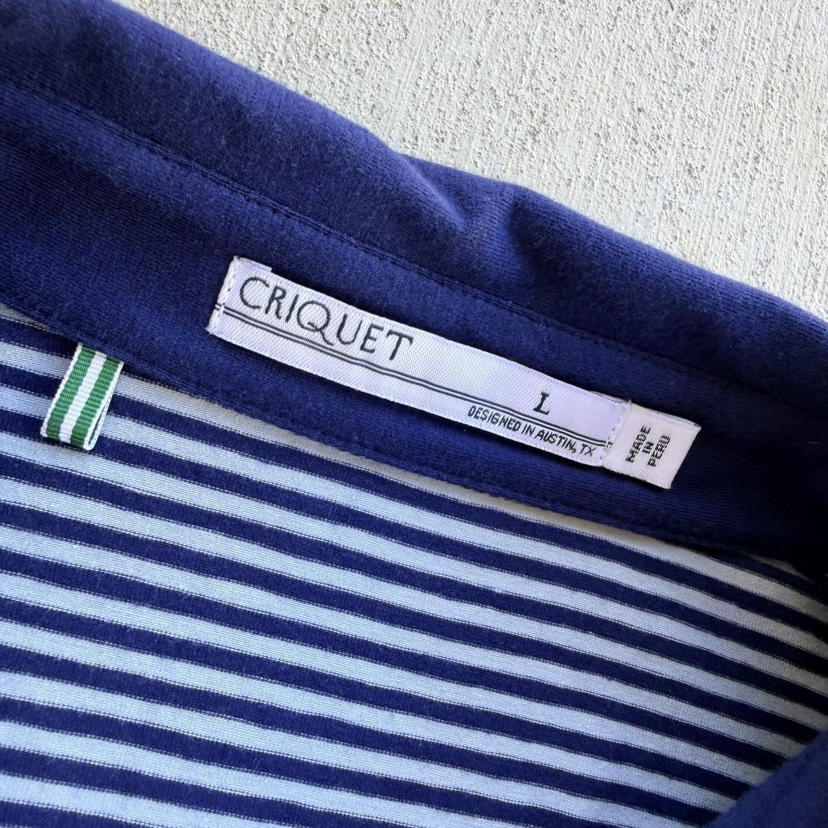 Criquet Criquet Polo Shirt Men Size Large Pima Cotton Stretch Size US L / EU 52-54 / 3 - 4 Thumbnail