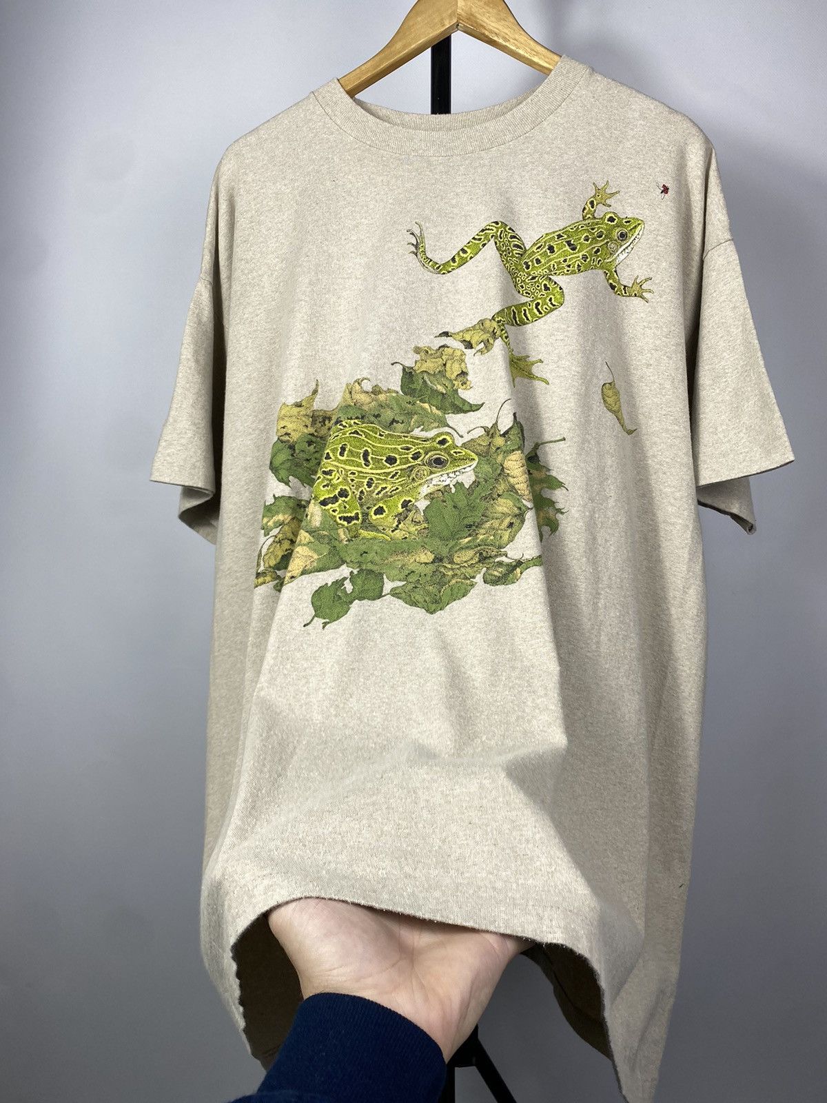 The Mountain × Vintage Vintage 1992 Tree Frog Rain Forest Animal Mountain T-Shirt Size US XL / EU 56 / 4 - 4 Thumbnail