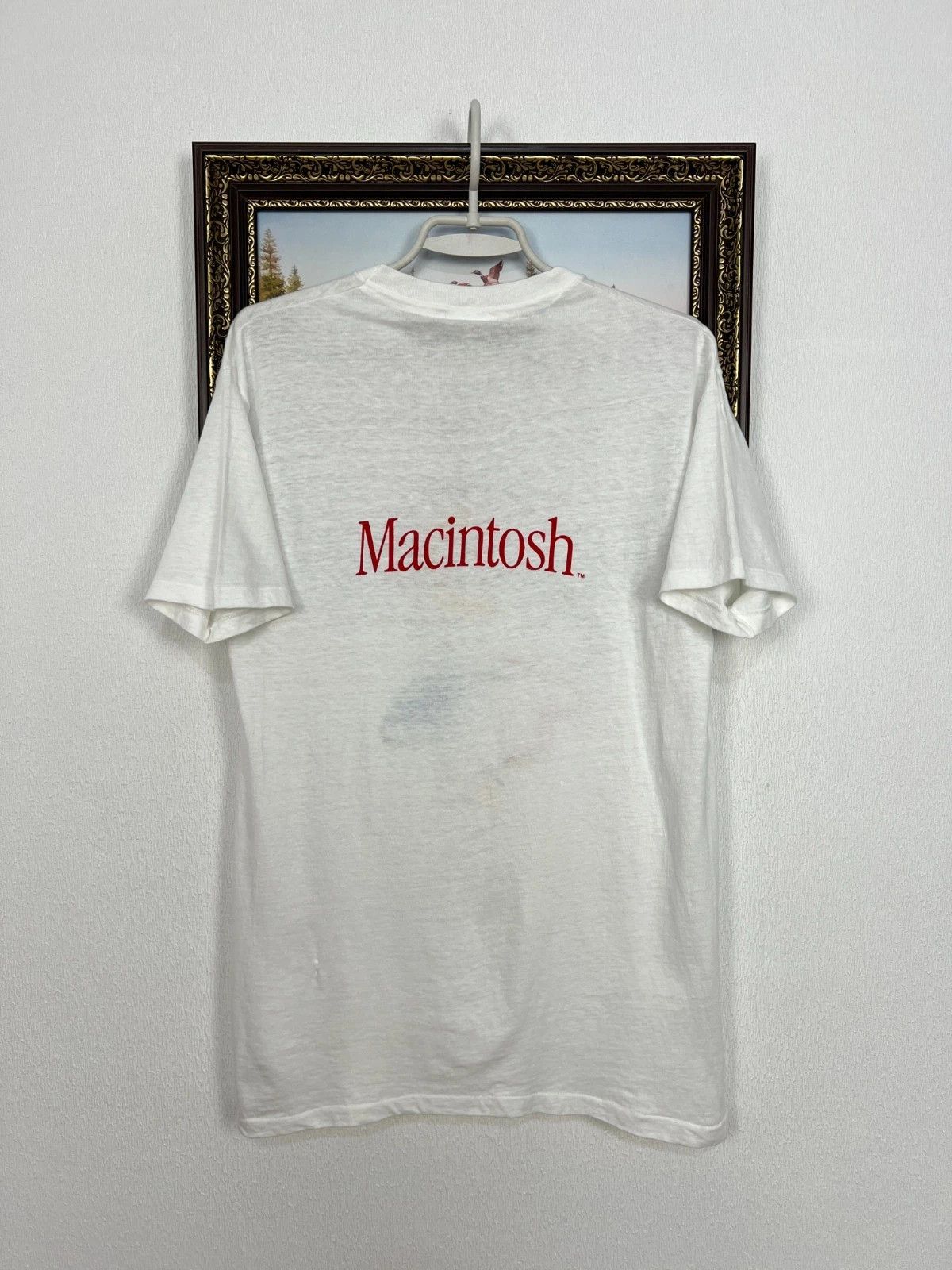 Vintage Vintage 90's Apple Macintosh Computer Tech Promo Shirt Tee Size US L / EU 52-54 / 3 - 6 Thumbnail