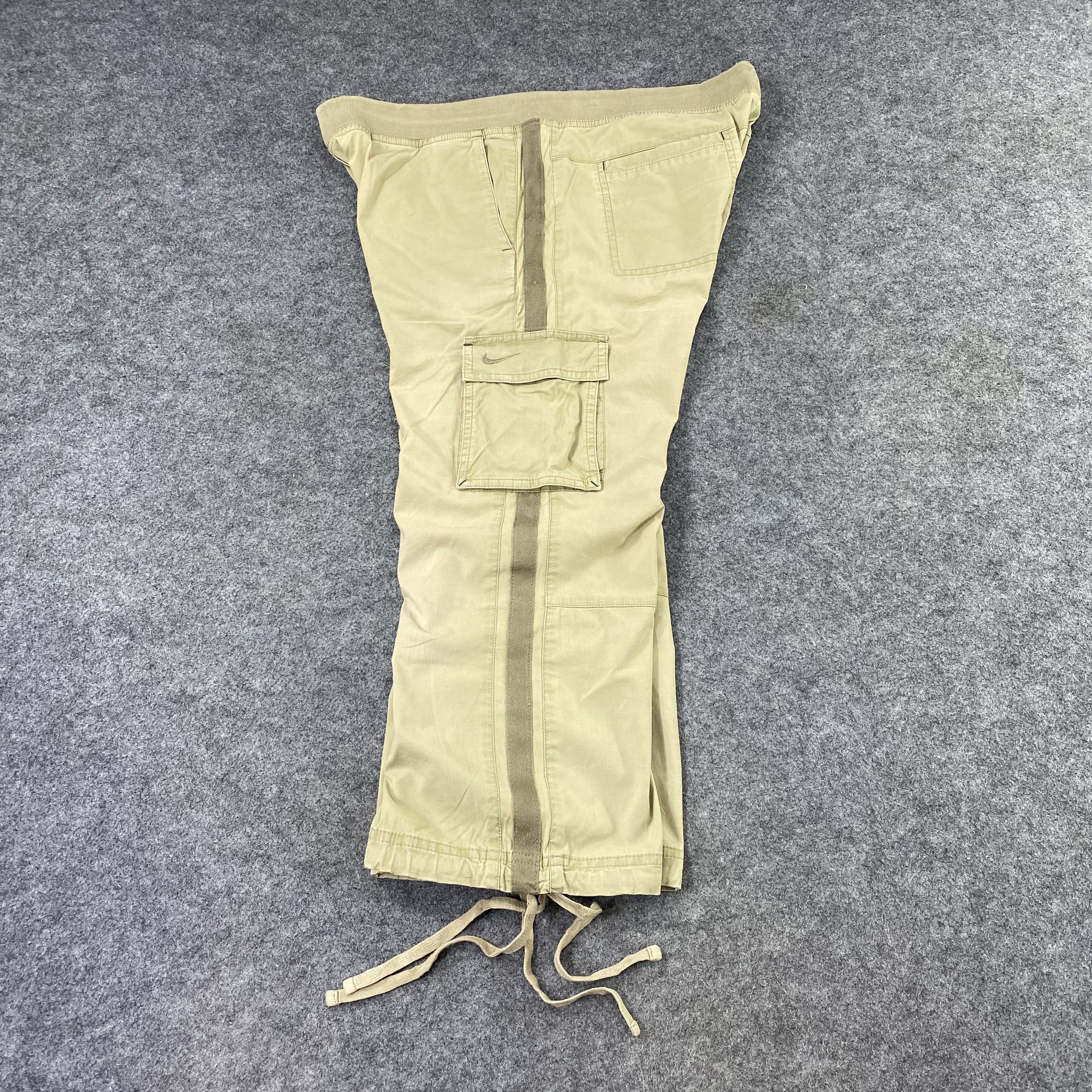Nike Nike Drawstring Bondage Multipocket Cargo Short Pant-C058 Size US 35 - 3 Thumbnail