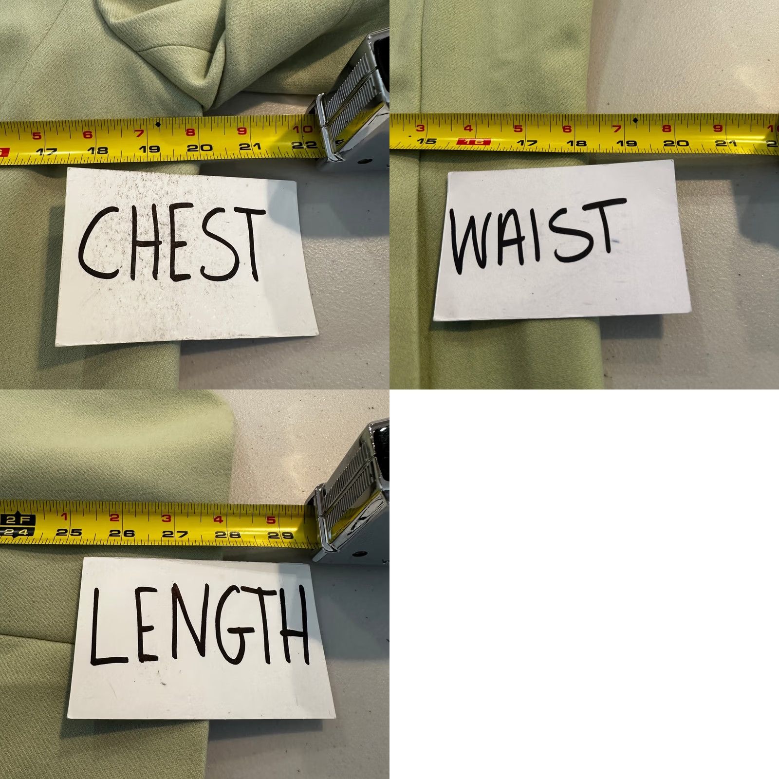 Talbots Talbots Blazer Jacket Women's Light Green Wool Cashmere Blend 12 Button Front Notch Lined Tailored Workwear Size XL / US 12-14 / IT 48-50 - 8 Thumbnail