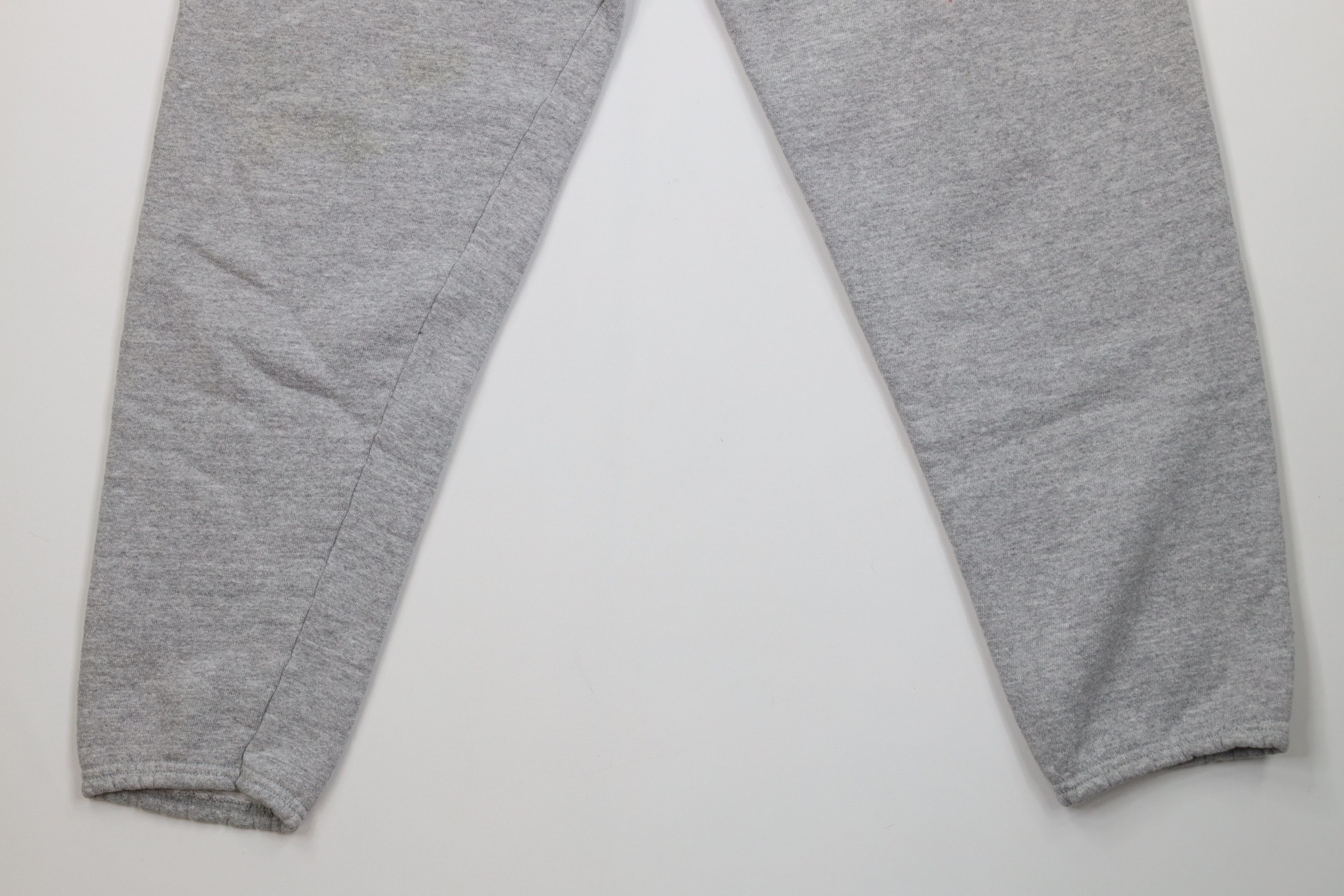 Vintage Vintage 90s Streetwear Sweatpants Joggers Pants Gray USA Size US 34 / EU 50 - 5 Thumbnail