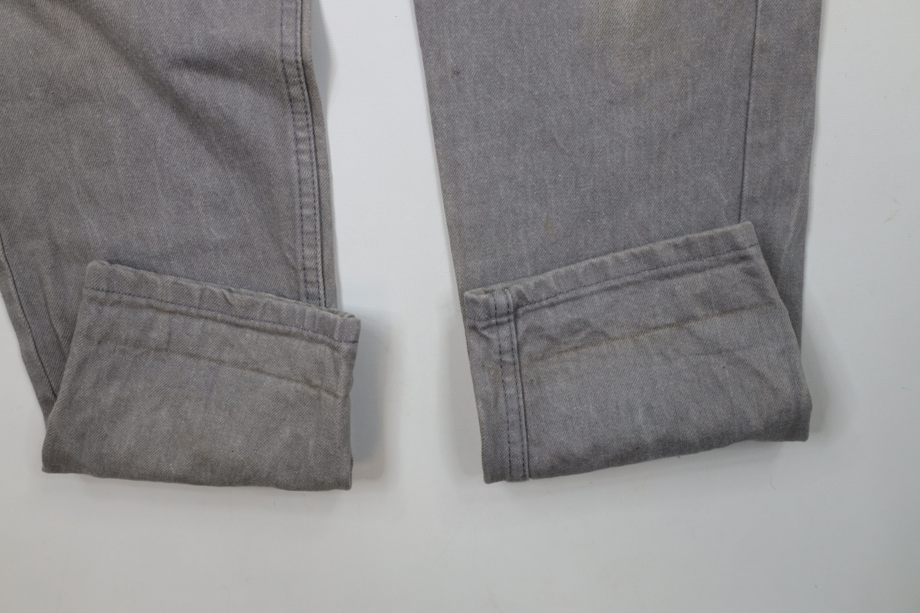 Levi's × Vintage Vintage 80s Levis Relaxed Tapered Leg Denim Jeans Gray USA Size 34" / US 12 / IT 48 - 7 Thumbnail