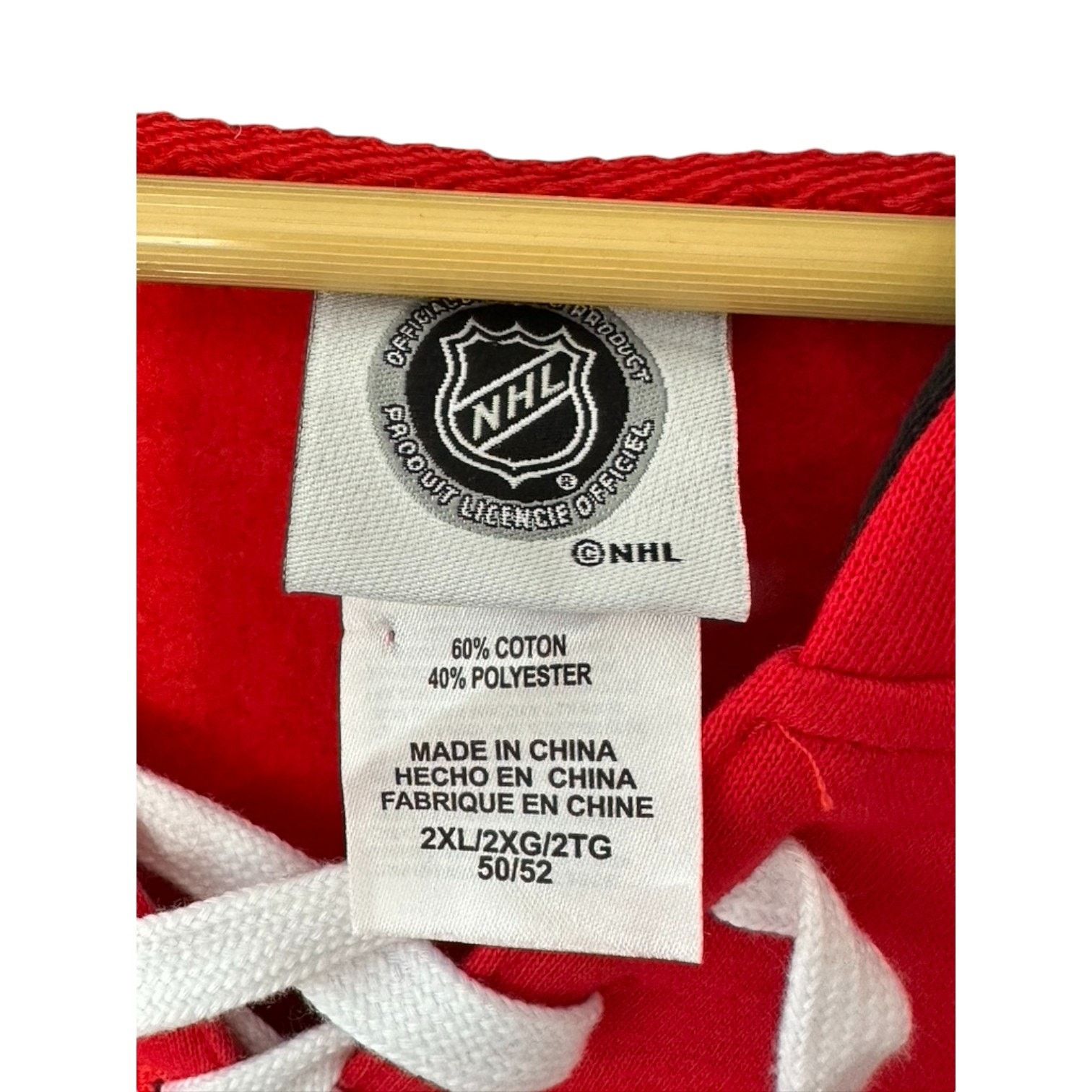 NHL NHL Chicago Blackhawks Jersey Style Hoodie Men's 2XL Size US XXL / EU 58 / 5 - 5 Thumbnail