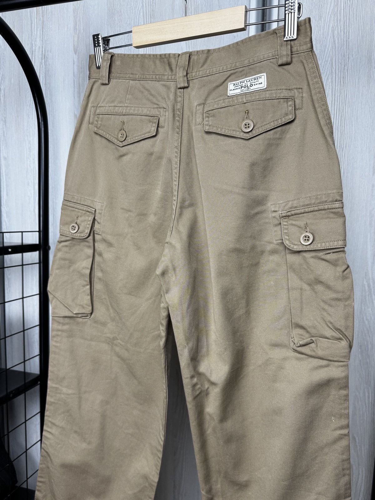 Polo Ralph Lauren Polo Ralph Lauren vintage baggy fit wide flared cargo pants Size 26" / US 2 / IT 38 - 6 Thumbnail