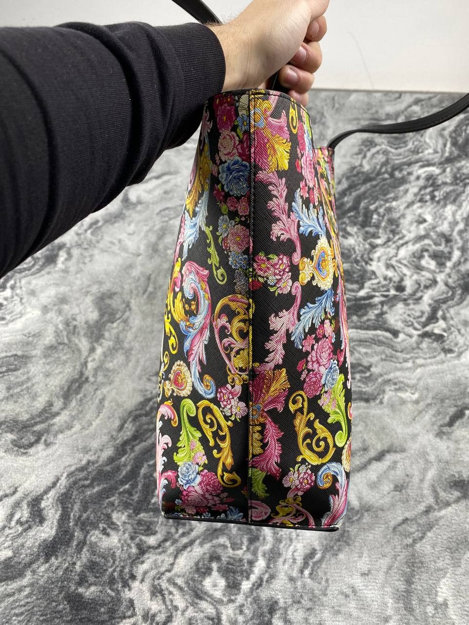 Versace Versace Jeans Couture Versailles Baroque Print Tote Bag Size ONE SIZE - 3 Thumbnail