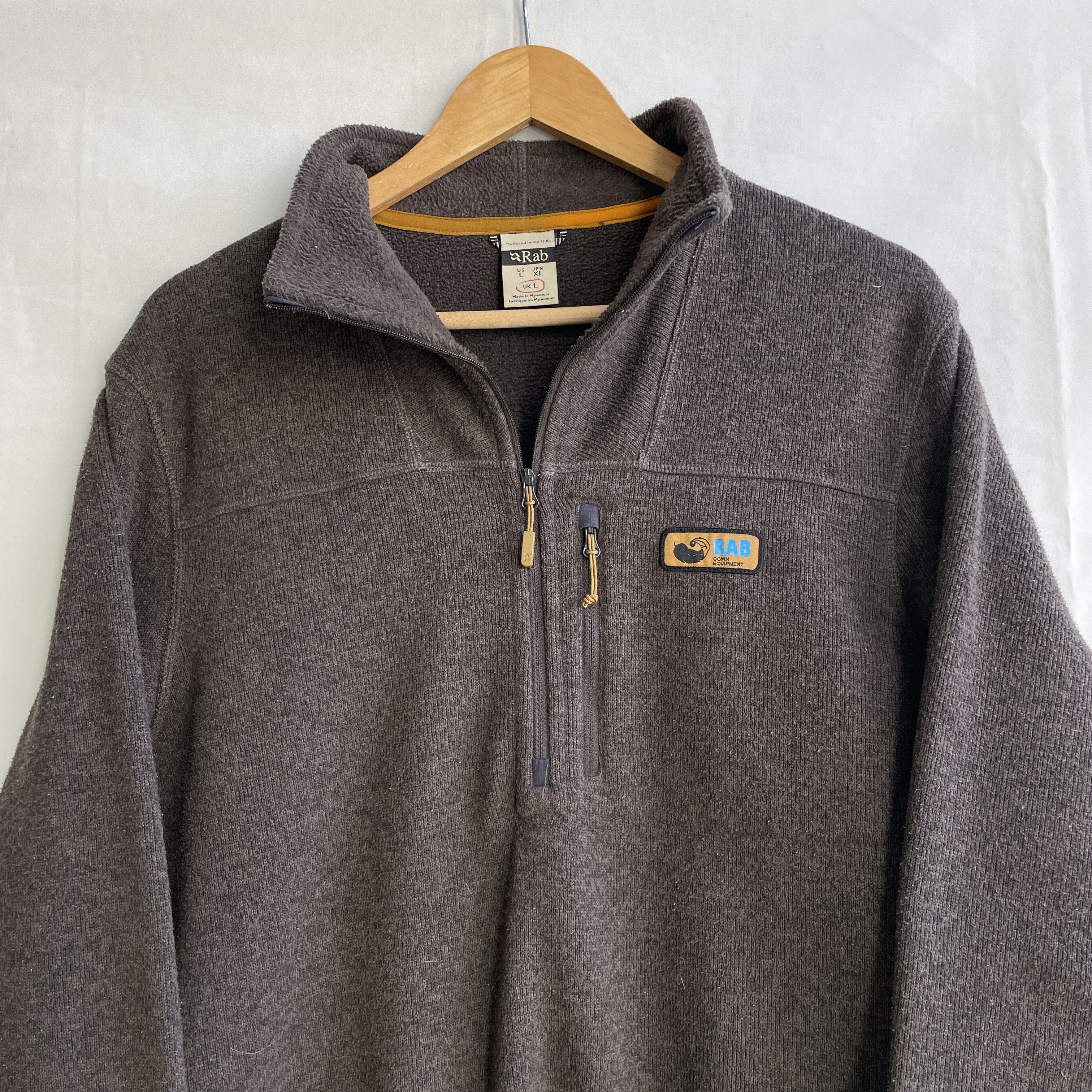 Rab Rab Quest Half Zip Fleece Brown Pullover Size L Size US L / EU 52-54 / 3 - 3 Thumbnail