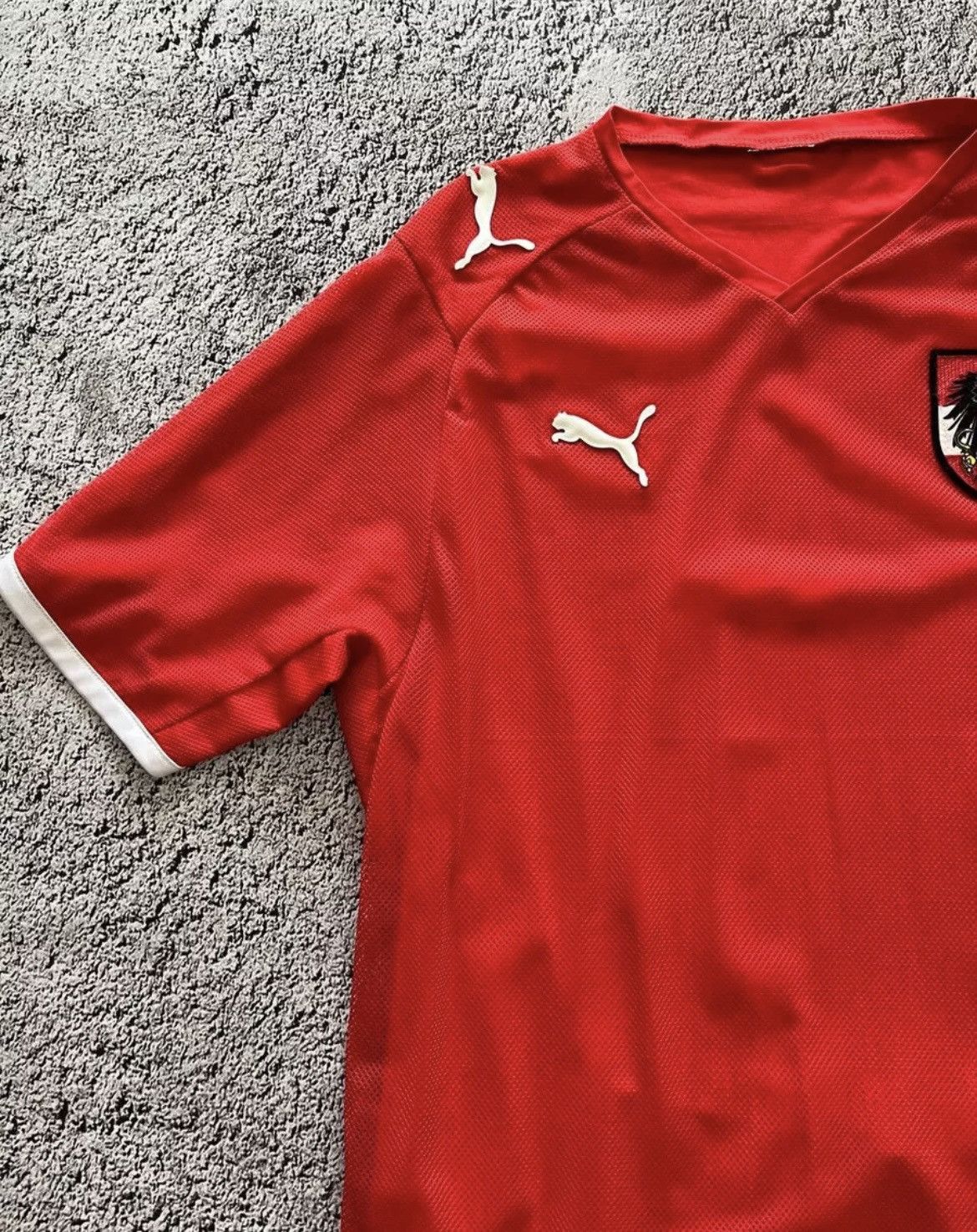 Puma Austia National Team 2008/2009 Football Shirt Jersey Home Size US M / EU 48-50 / 2 - 3 Thumbnail