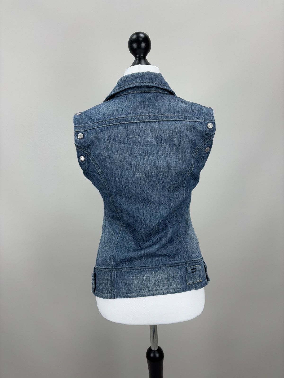 Diesel Womens vintage denim jacket vest 2in1 Diesel Size S Size S / US 4 / IT 40 - 15 Thumbnail