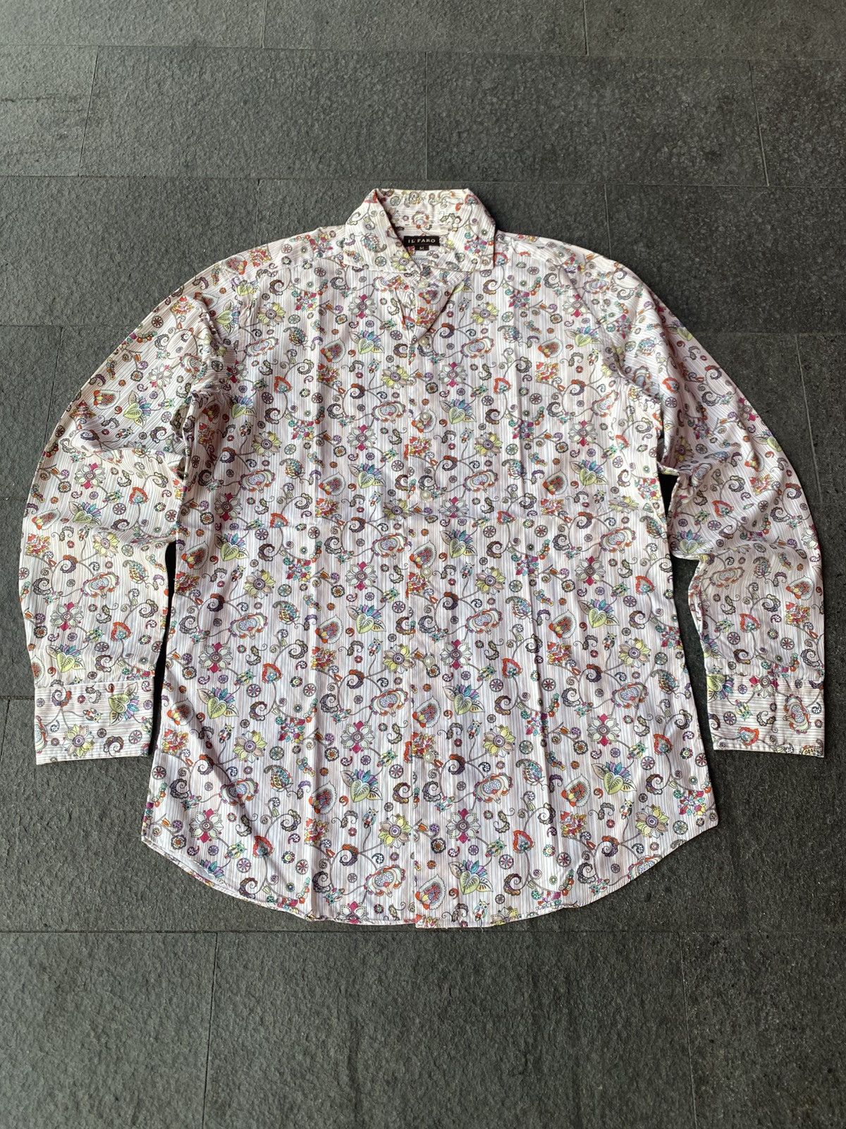 Designer il faro italian designer shirts button ups Size US L / EU 52-54 / 3 - 1 Thumbnail