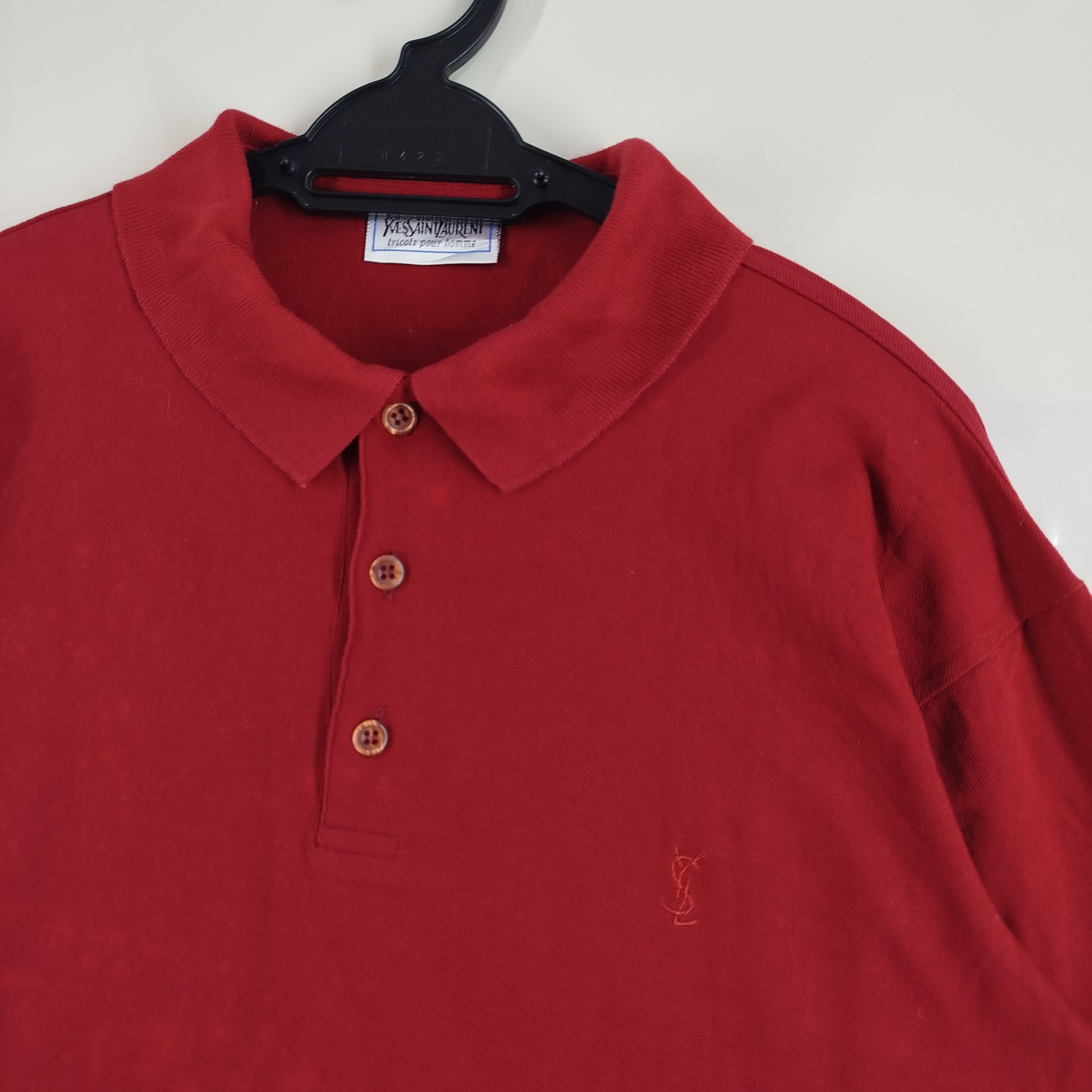 Yves Saint Laurent Yves Saint Laurent Made In Italy Embroidery Small Logo Size US M / EU 48-50 / 2 - 2 Thumbnail