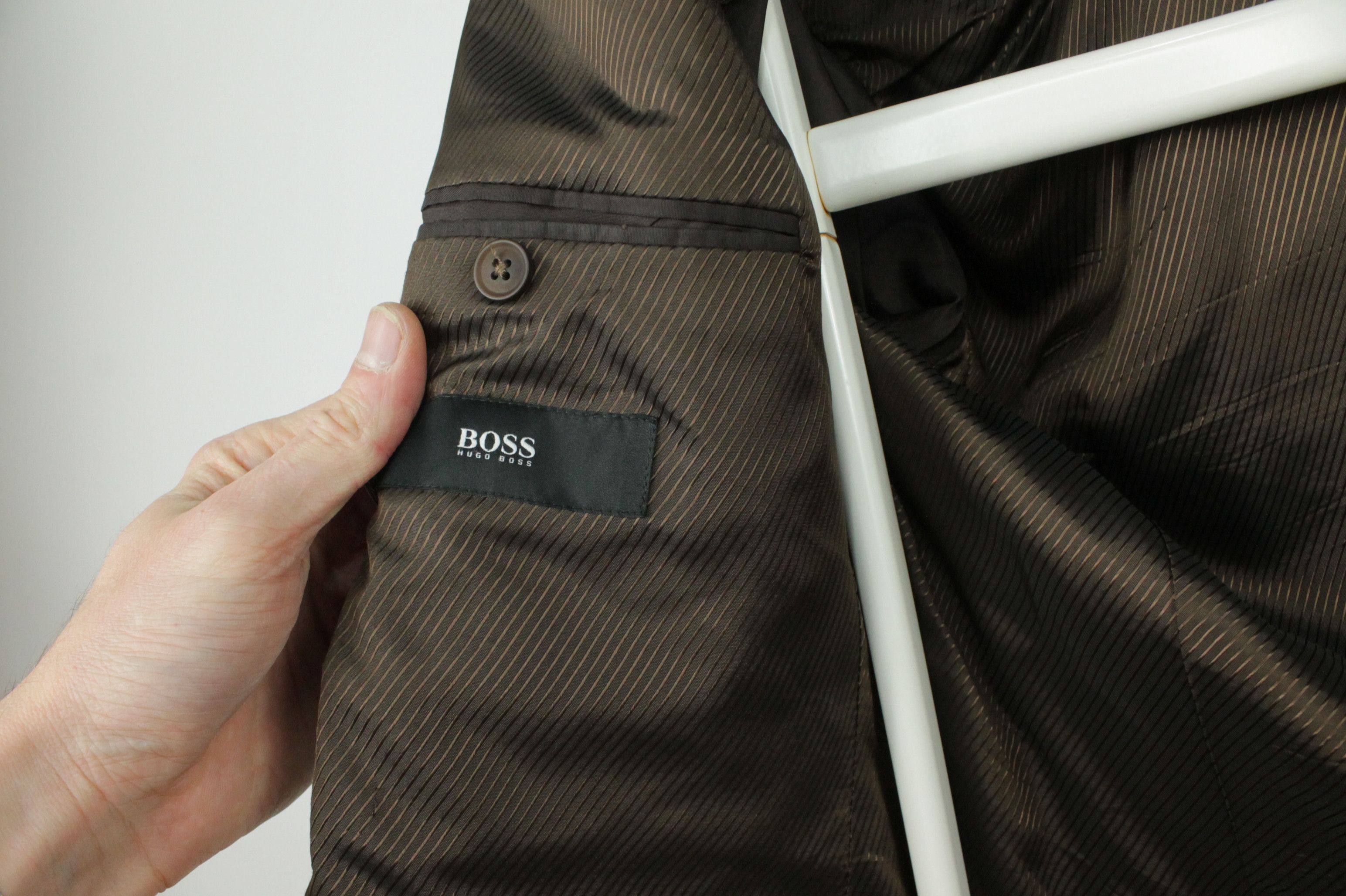 Hugo Boss Hugo Boss Flannel Wool Blend Elbow Patch Blazer Jacket Size US M / EU 48-50 / 2 - 8 Thumbnail