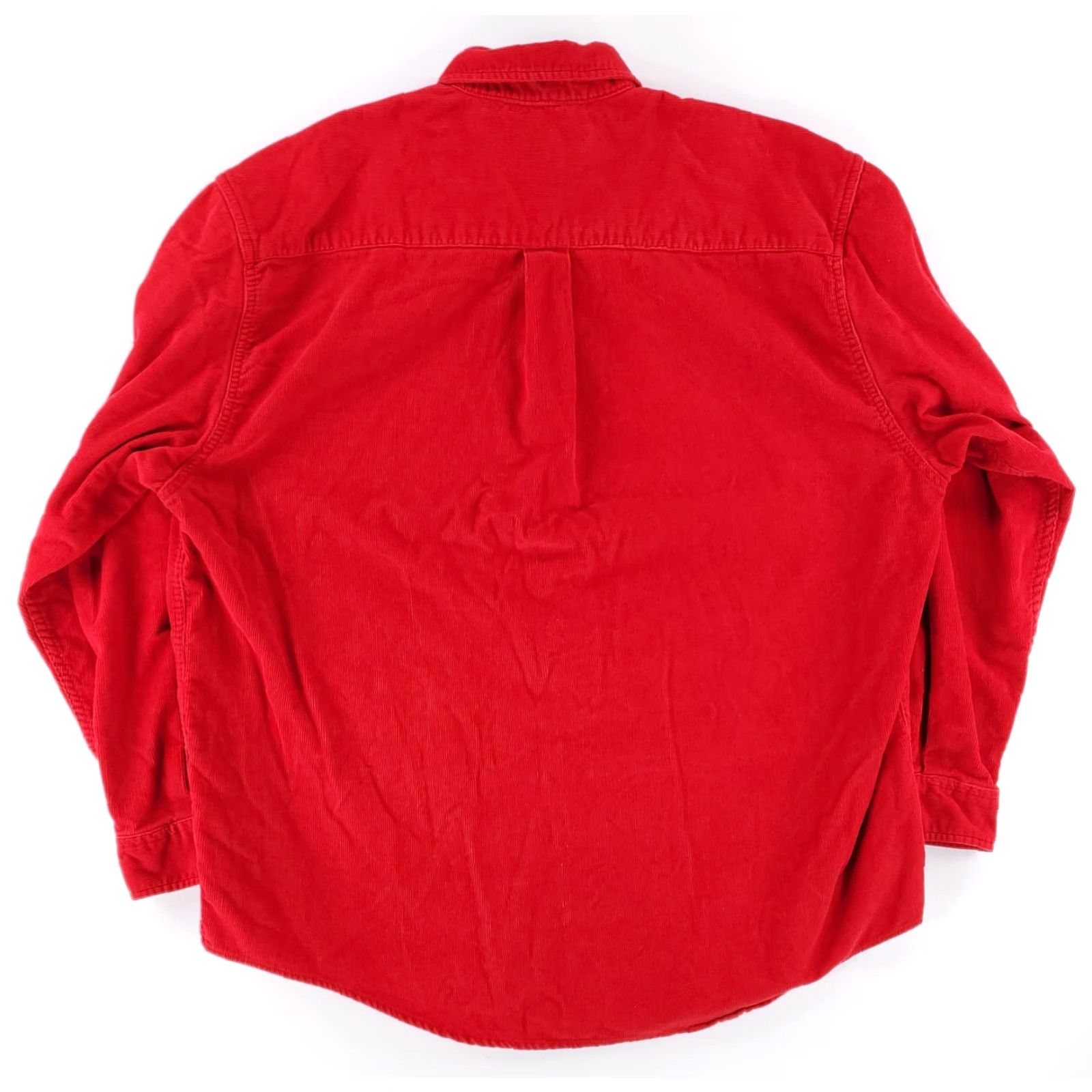 Eddie Bauer VINTAGE Eddie Bauer Pinwale Corduroy Button Down Shirt Red Mens L Size US L / EU 52-54 / 3 - 3 Thumbnail