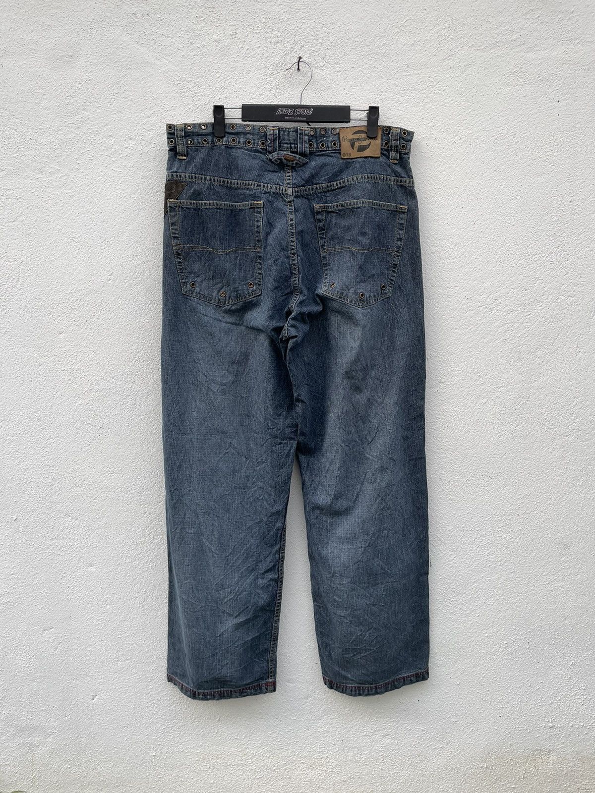 Pelle Pelle Vintage Y2K Pepe Baggy Jeans Size US 36 / EU 52 - 10 Thumbnail
