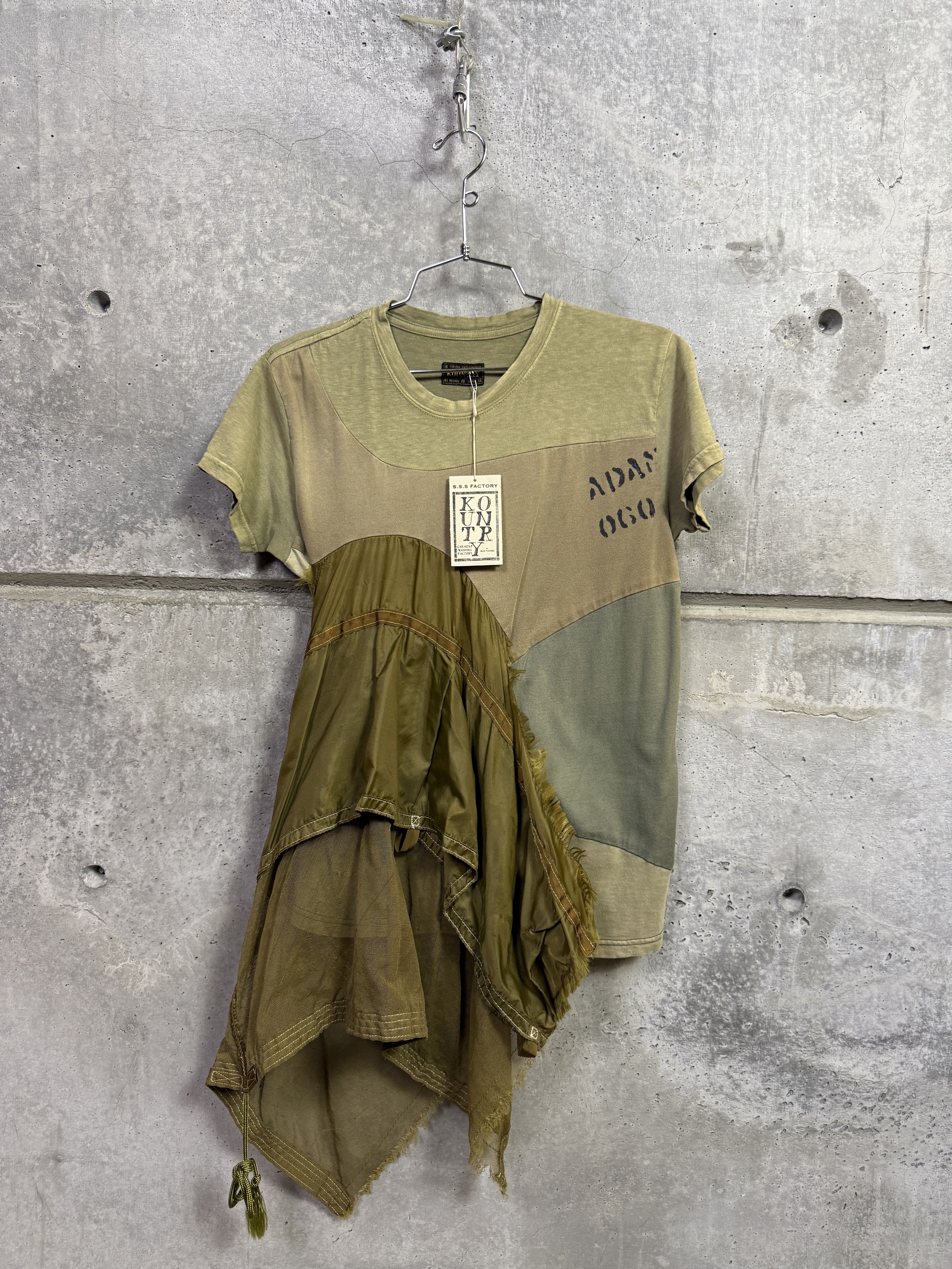 Kapital Kountry Kapital Kountry Draped Patchwork Tee Size S / US 4 / IT 40 - 1 Thumbnail