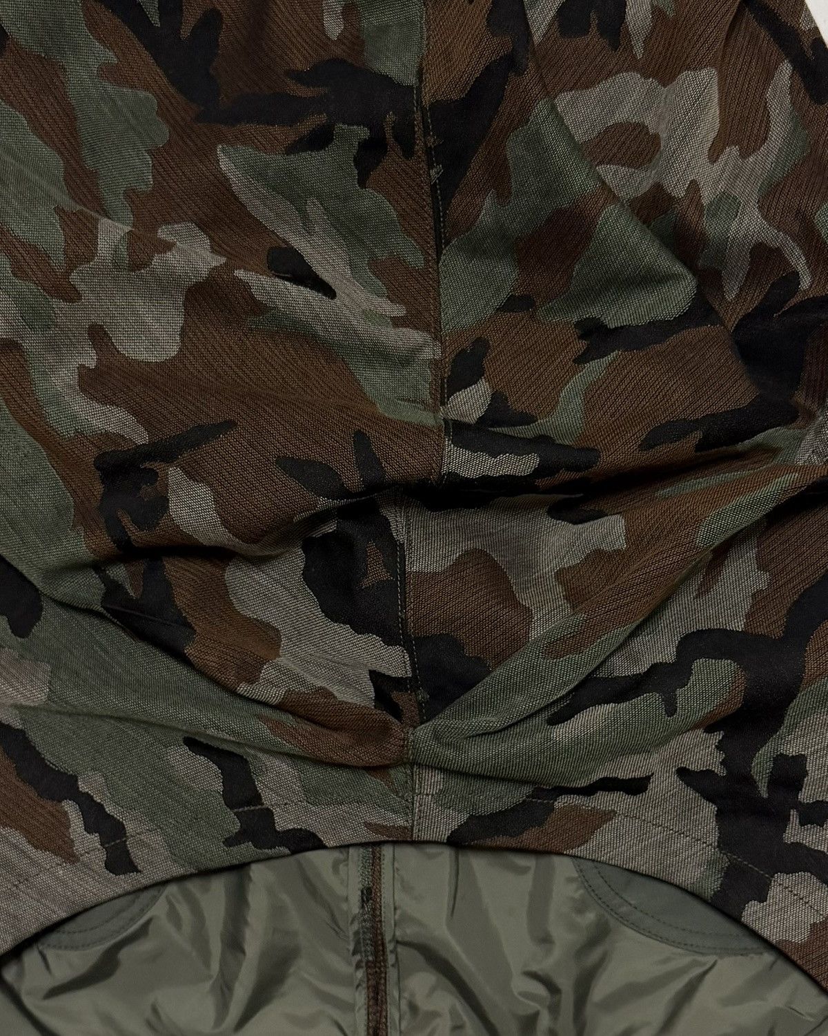 Junya Watanabe JUNYA WATANABE F/W 2010 Camouflage Hooded Military Poncho Size XS / US 0-2 / IT 36-38 - 4 Thumbnail