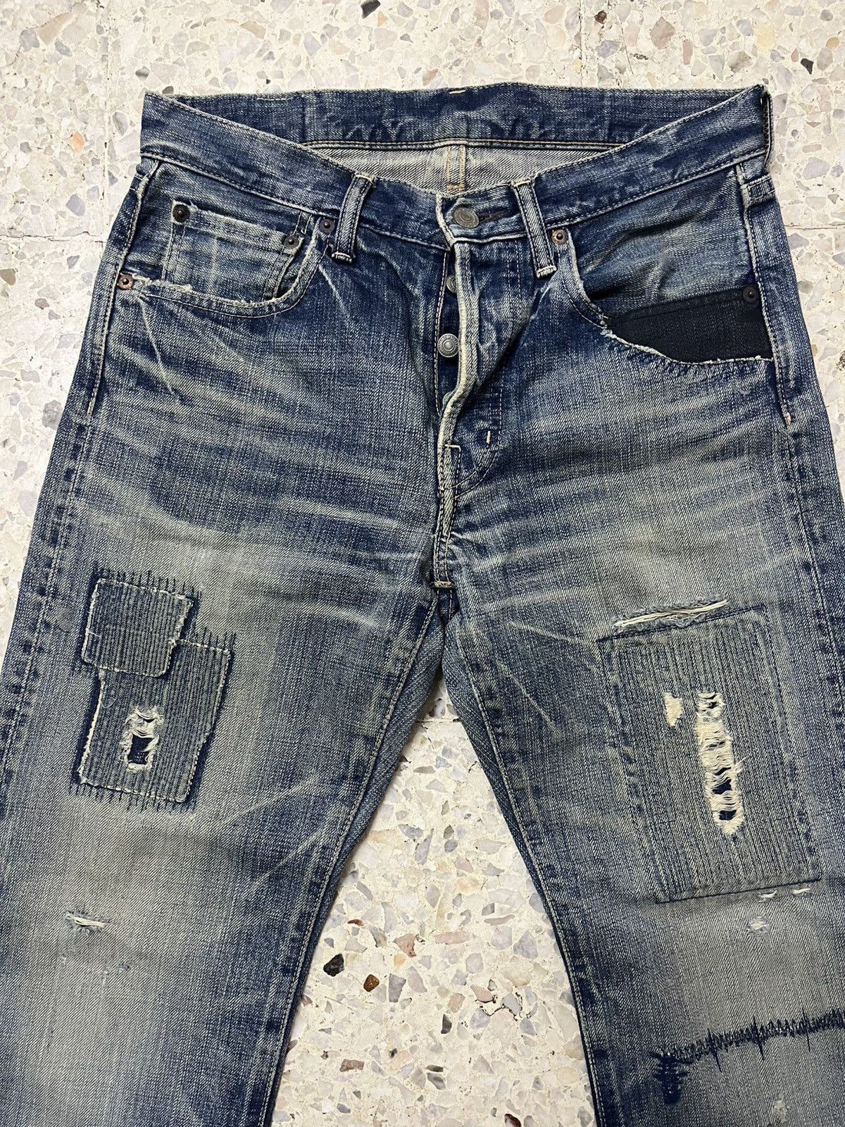 Spellbound Vintage Japanese brand spellbound distressed denim Size US 30 / EU 46 - 4 Thumbnail