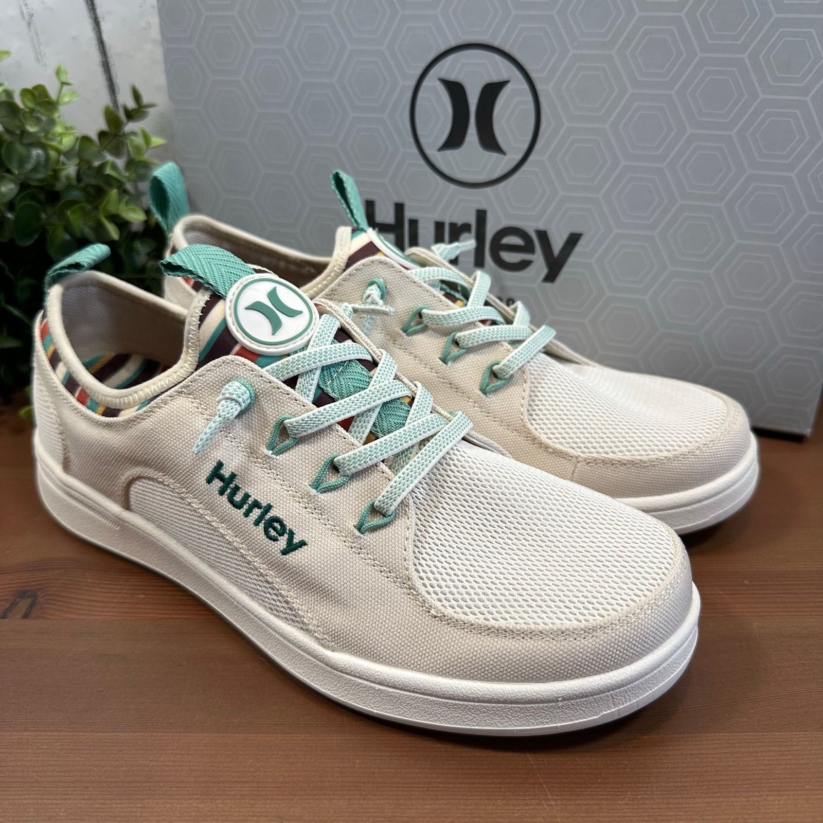 Hurley Hurley Women's Castaic Beige Bungee Shoes Slip On Sneakers Size US 6 / IT 36 - 2 Thumbnail