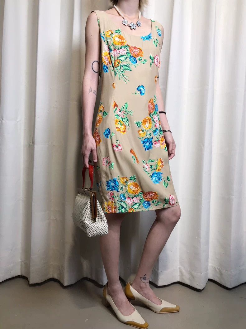 Kenzo Kenzo Vintage Chinese peony dress Size XS / US 0-2 / IT 36-38 - 1 Thumbnail
