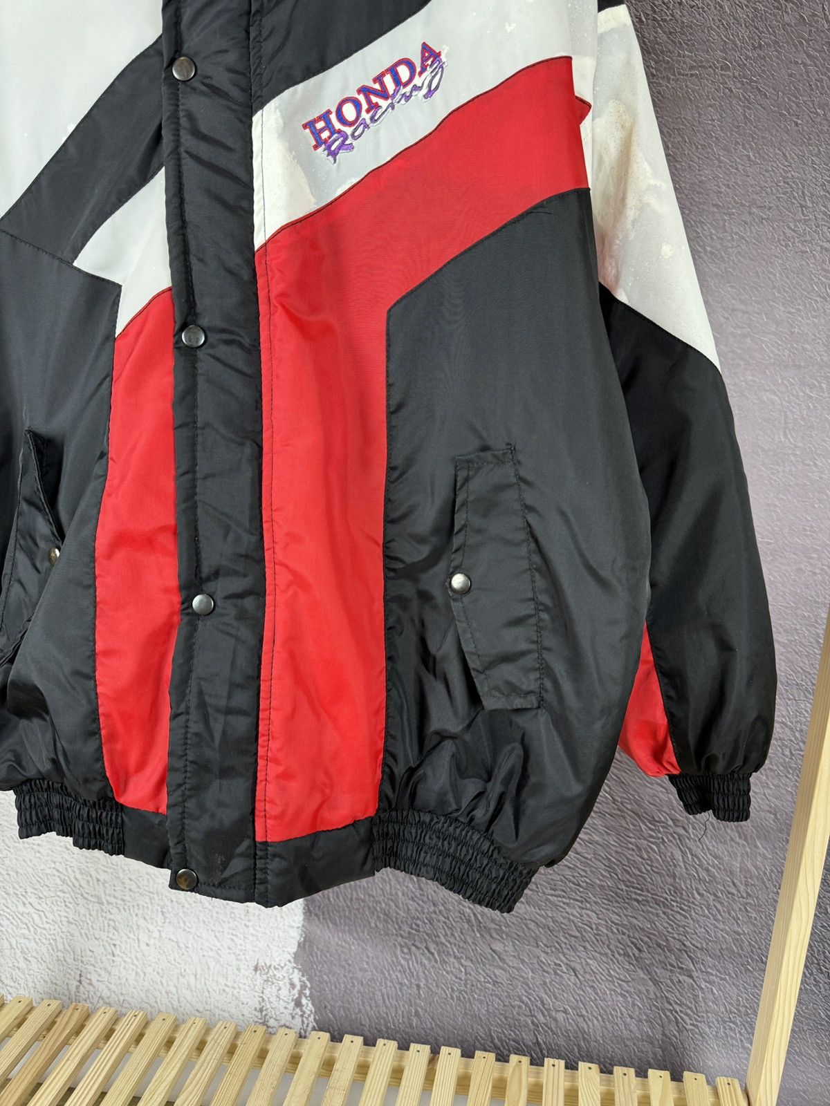 Honda Honda vintage big logo racing faded jacket Size US XXL / EU 58 / 5 - 9 Thumbnail