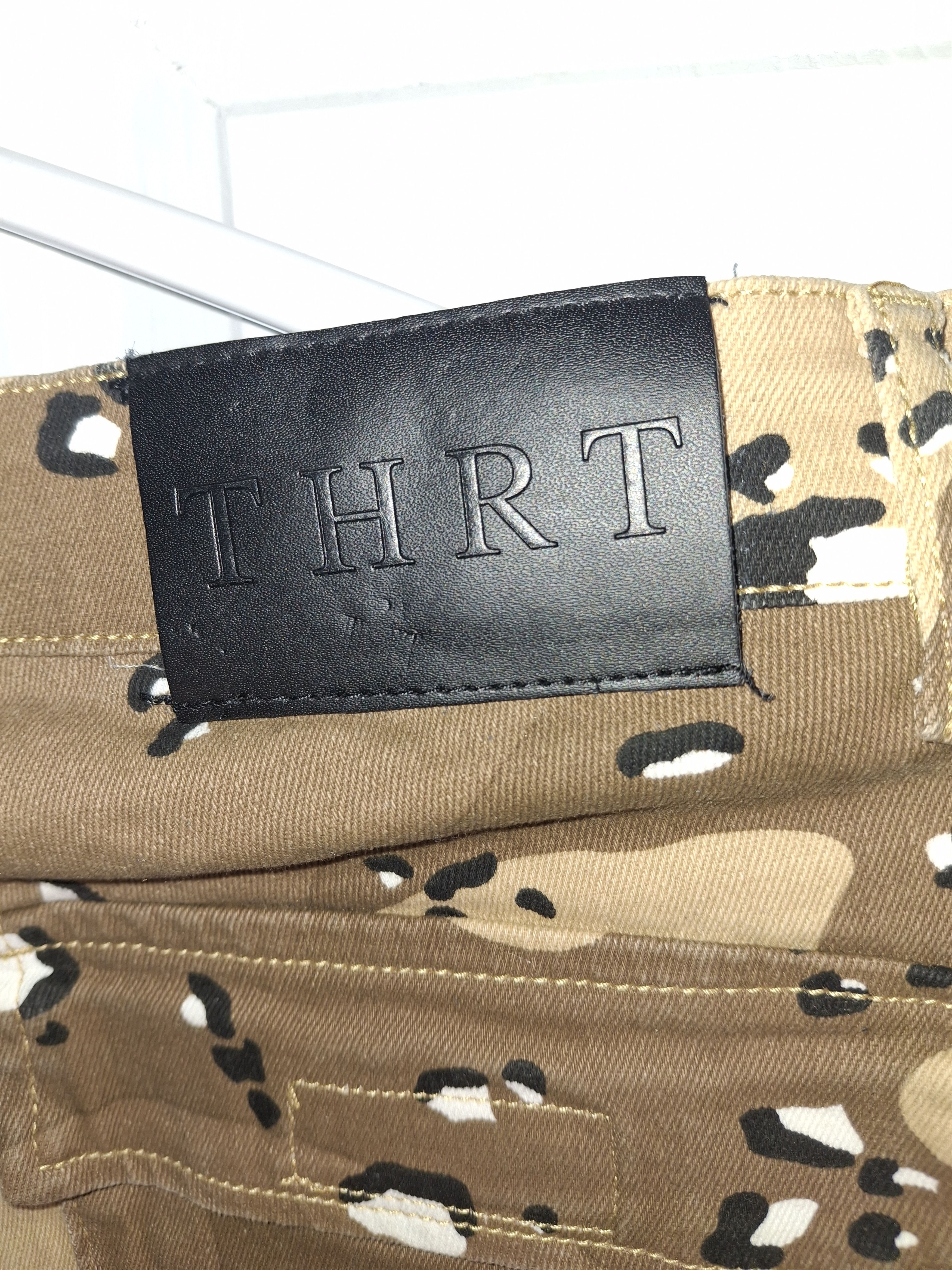 Other THRT Camo Patchwork Stacked Flare Pants Size US 30 / EU 46 - 3 Thumbnail