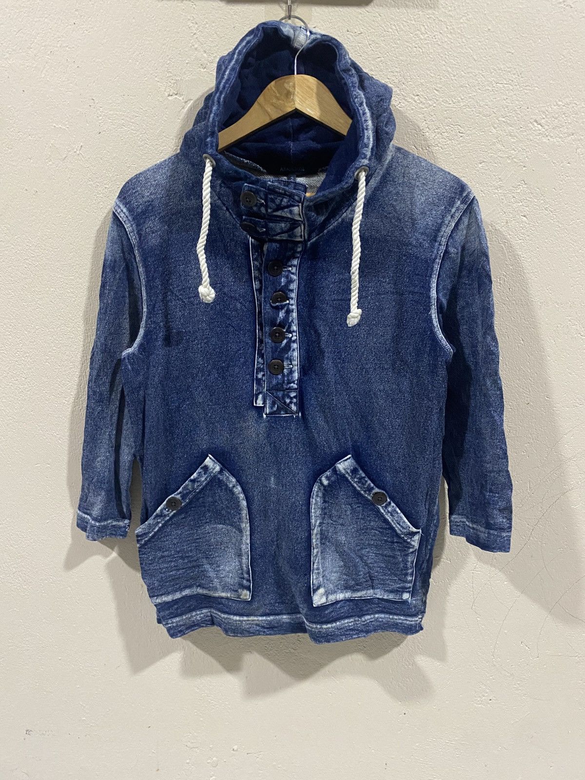 ABAHOUSE ABAHOUSE Indigo Kapital Sailor Hoodie Size US S / EU 44-46 / 1 - 1 Thumbnail