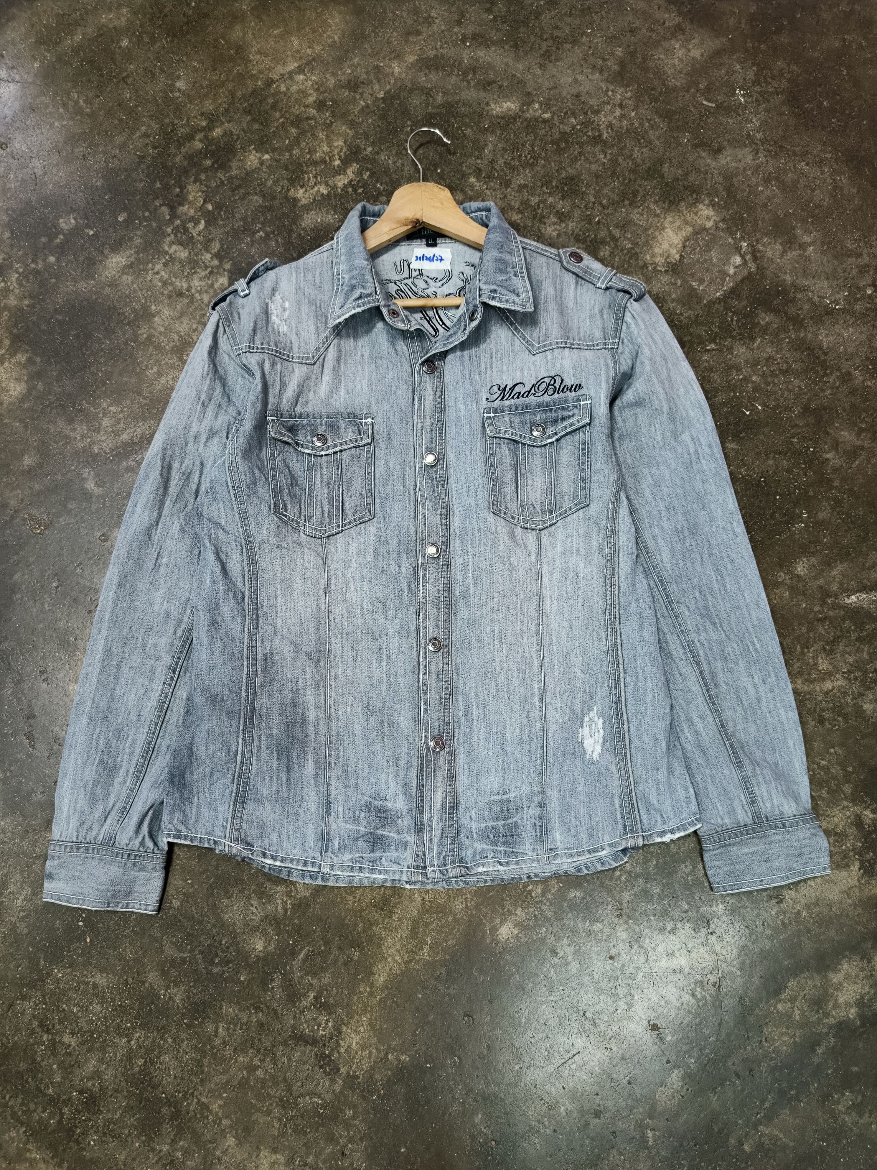 In The Attic IN THE ATTIC DENIM SHIRT BUTTON Size US M / EU 48-50 / 2 - 1 Thumbnail