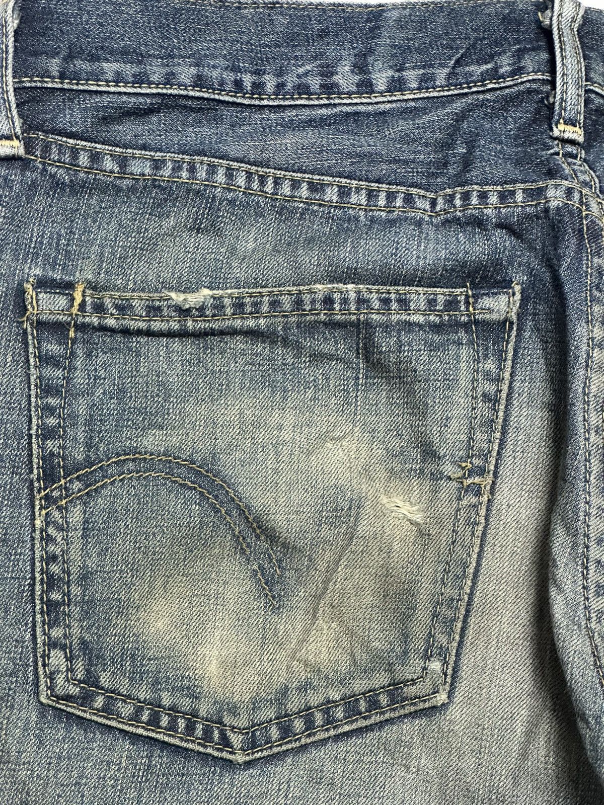 Levi's Levi’s 502 Regular Tapered Fit MudWash Distressed Faded Jean Size US 34 / EU 50 - 8 Thumbnail