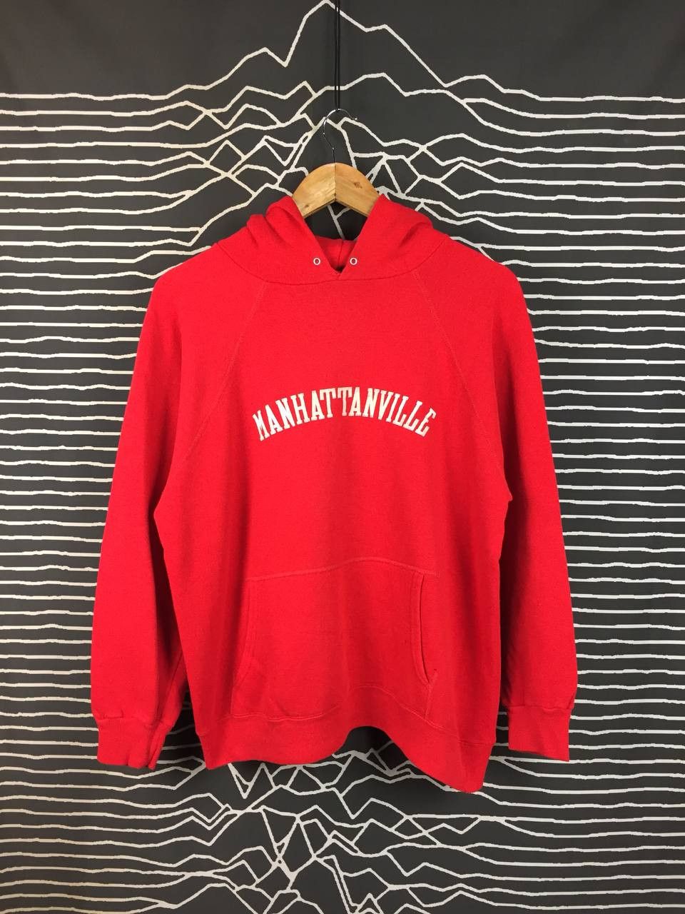 Vintage Vtg 70s 80s Collegiate Pacific Manhattanville College Hoodie Size US L / EU 52-54 / 3 - 3 Thumbnail