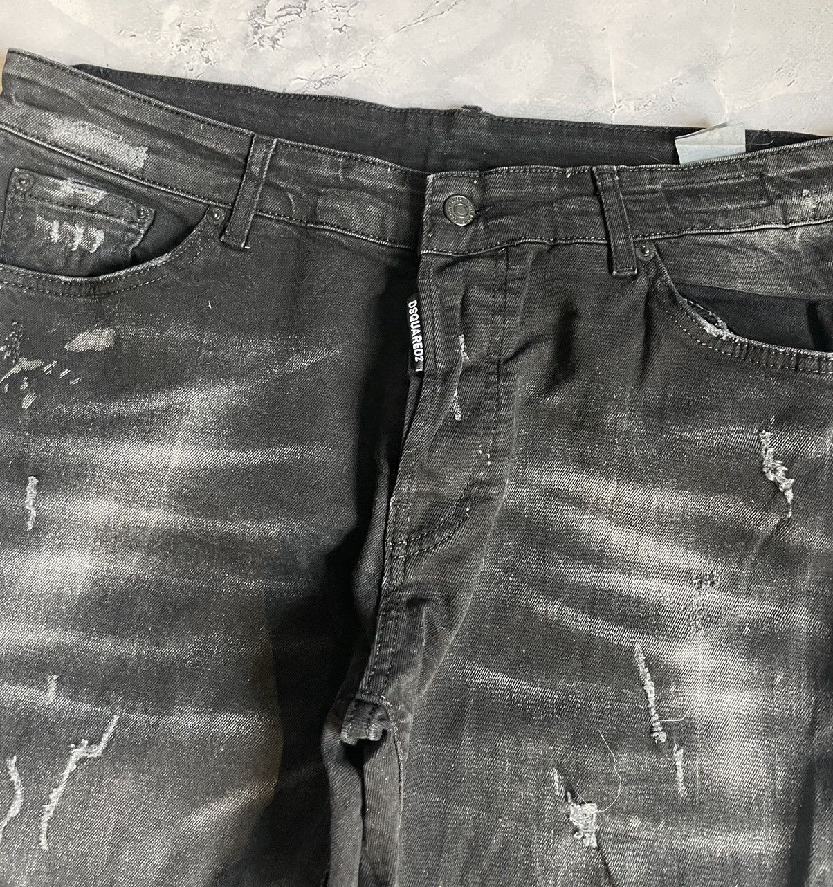 Dsquared2 Dsquared2 Distressed Denim Painted Pants Size US 36 / EU 52 - 7 Thumbnail