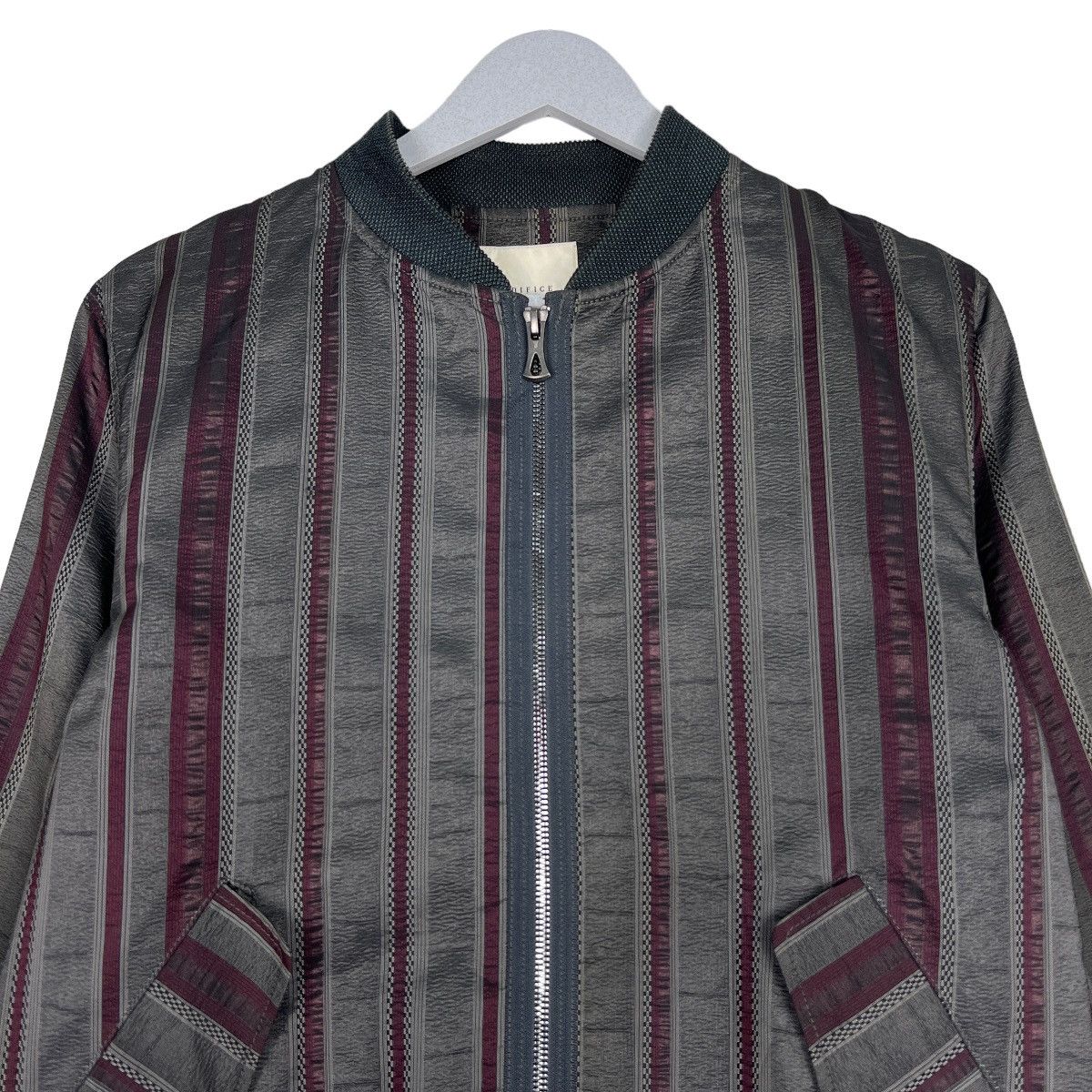 Edifice Japan 🔥 EDIFICE DEPUIS JAPAN STRIPE BLOUSON JACKET Size US S / EU 44-46 / 1 - 3 Thumbnail