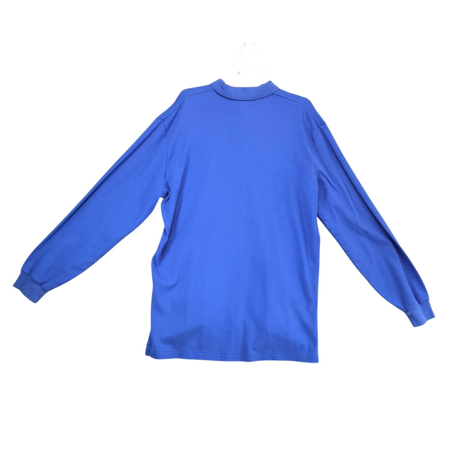 Polo Ralph Lauren Vtg Polo by Ralph Lauren Blue Polo Shirt Men's L Long Sleeve Size US L / EU 52-54 / 3 - 2 Thumbnail